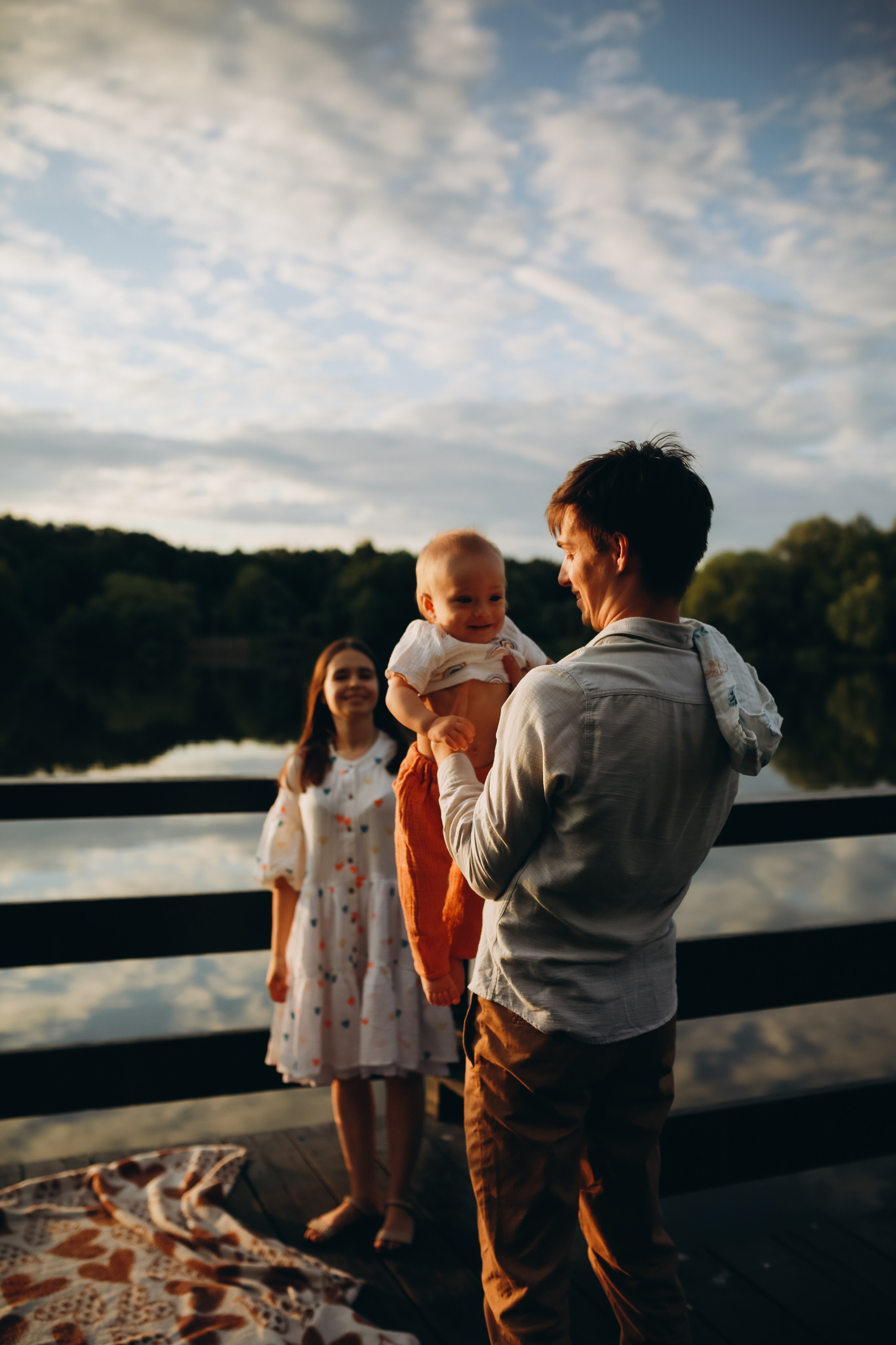 Лена, Митя и Лёвушка. Семейный фотограф в Москве и Люберцах Юлия Гуськова