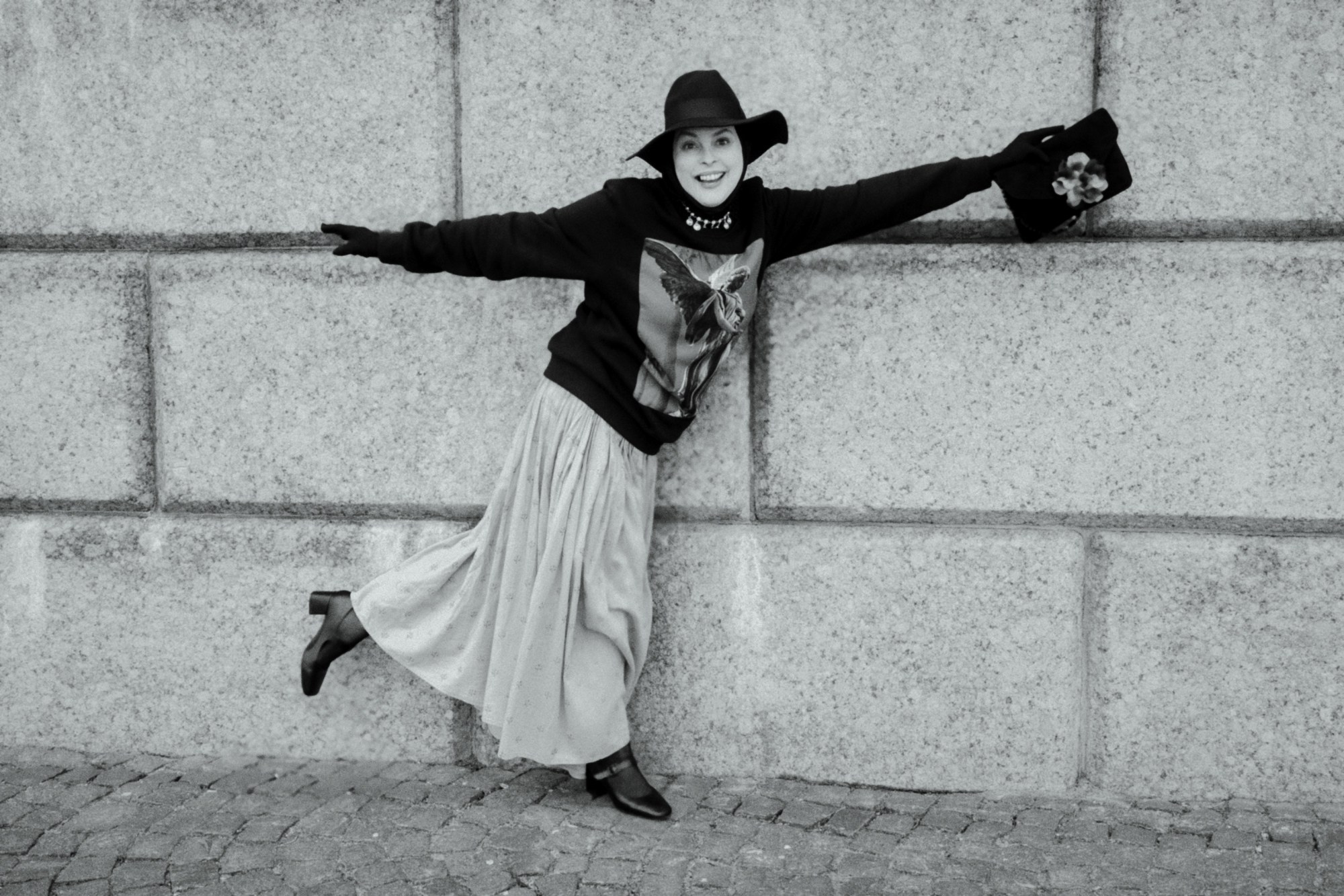 Биржевой спуск, раннее утро. Фотограф_Петербург