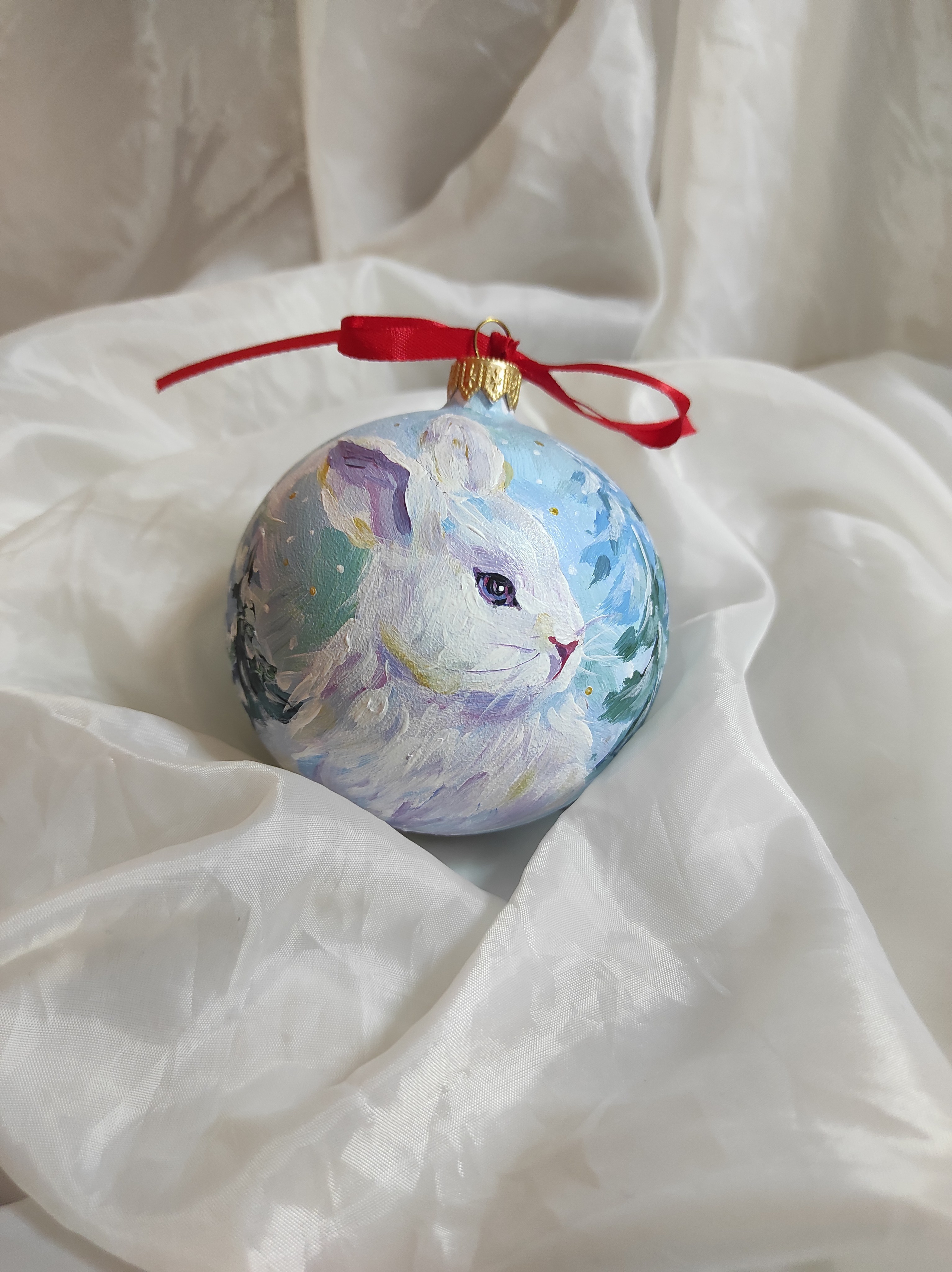 Елочный шар с росписью-Ваш лучший подарок на Новый Год. Арт-вечеринки и мастер-классы в Москве для взрослых и детей