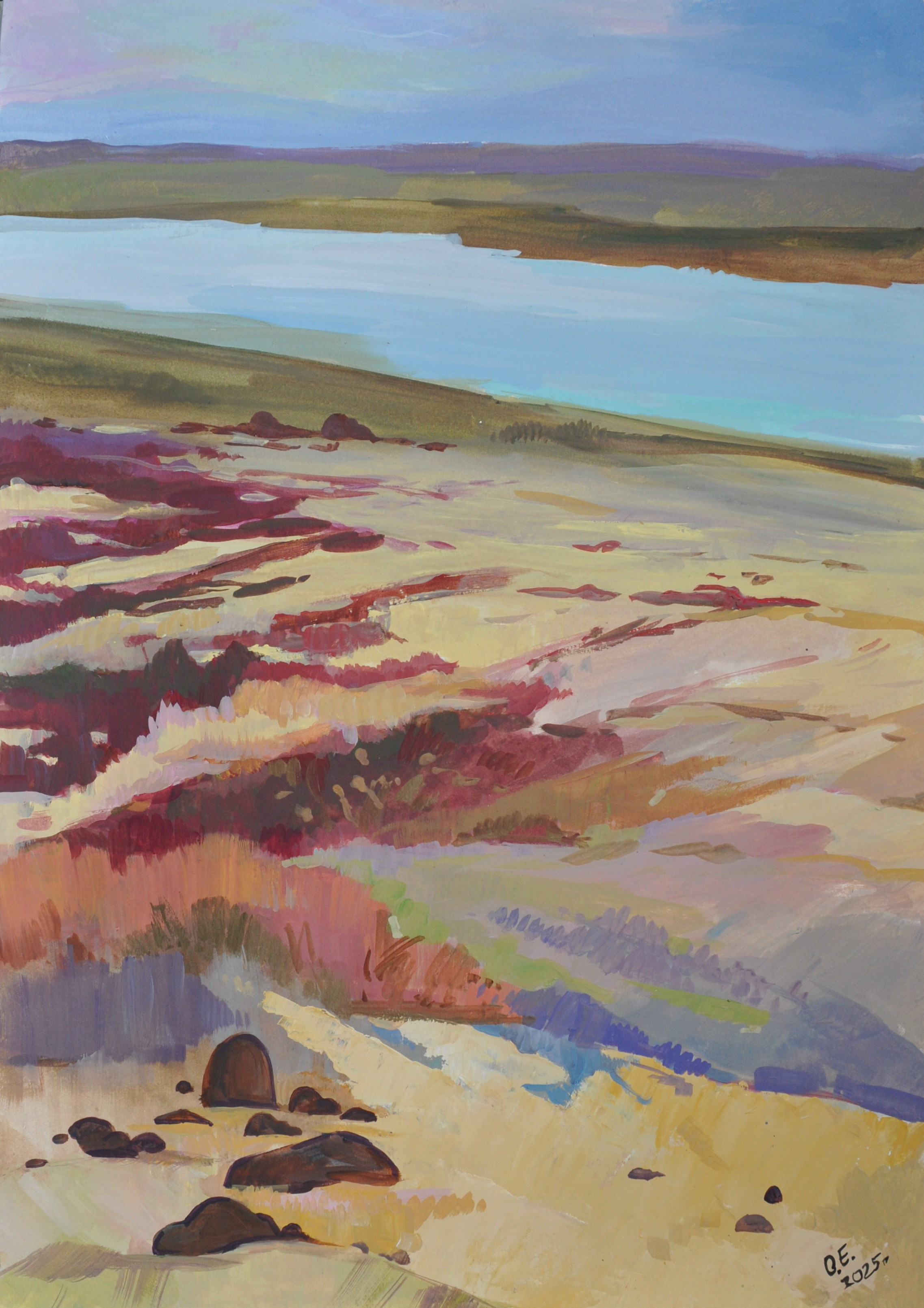 Белая дорога. Ефремова Ольга. Художник