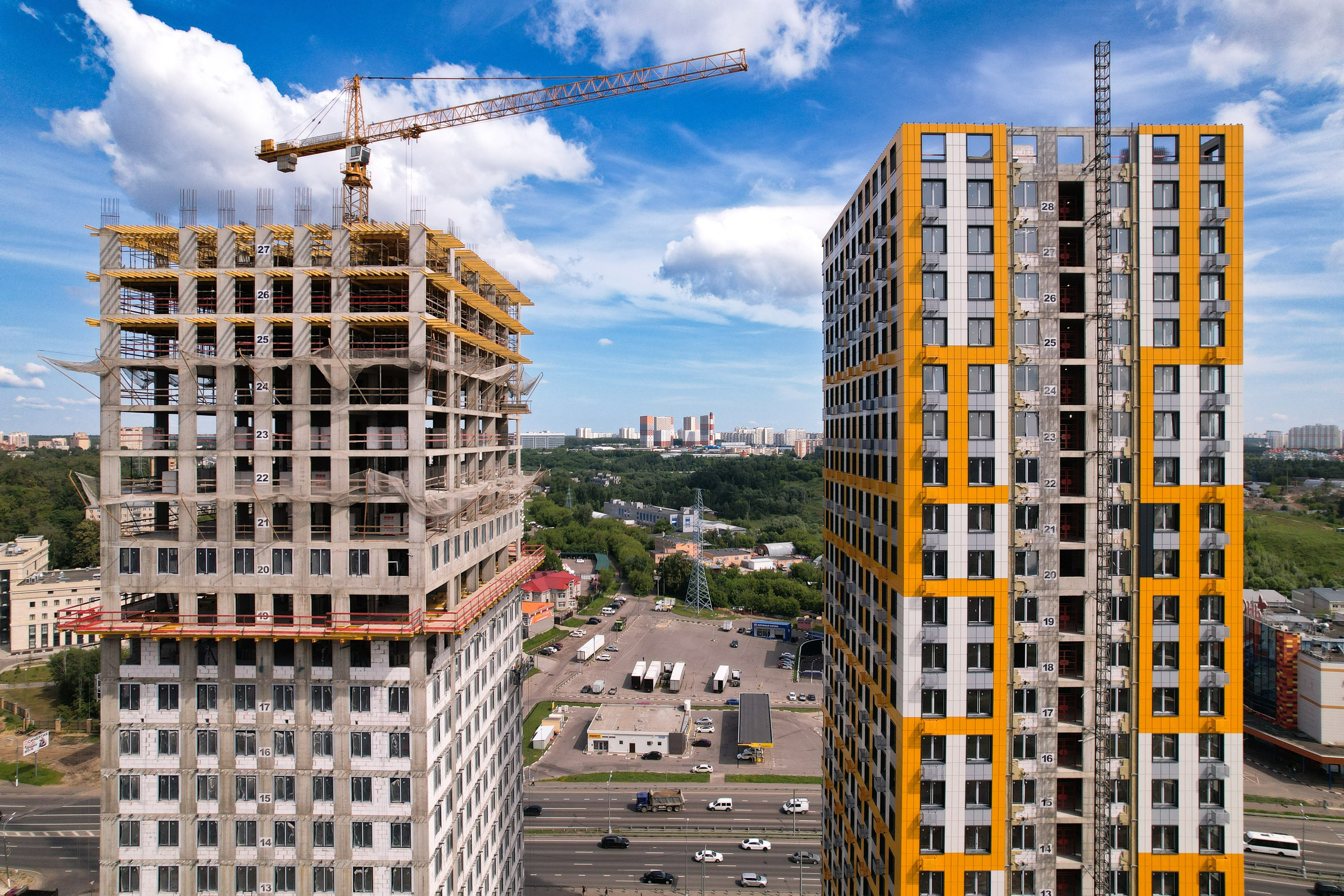 Архитектура и недвижимость. Ход строительства. Съемка с дрона. Профессиональное решение для частных лиц и бизнеса