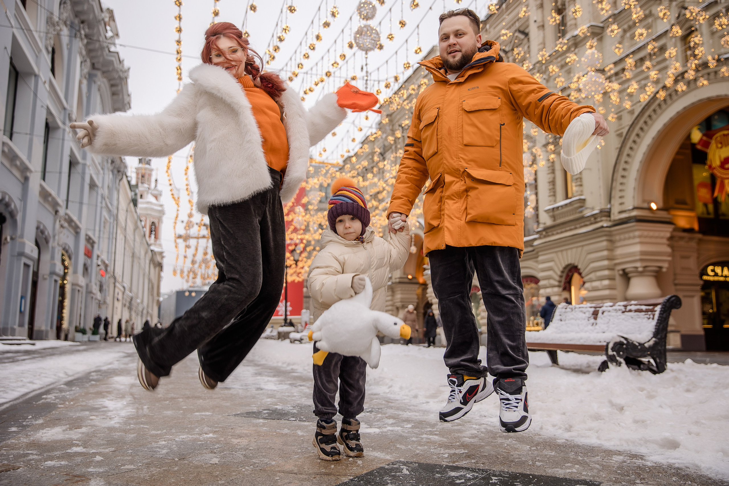 Яркая фотосессия на Красной площади. Семейный и детский фотограф в Москве Вера Ускова