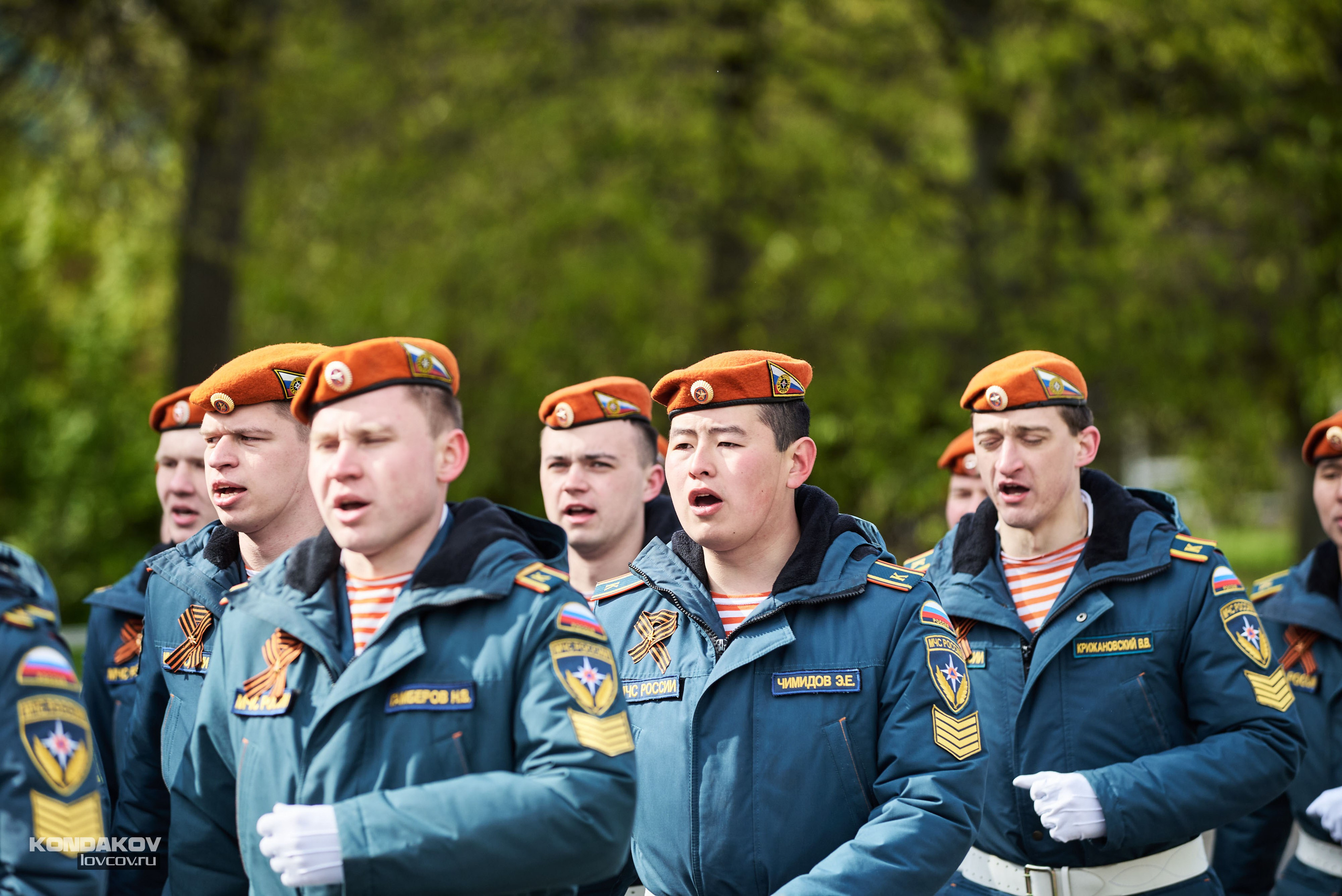 Парад в честь празднования День Победы 9 мая 2024 года в городе Иваново