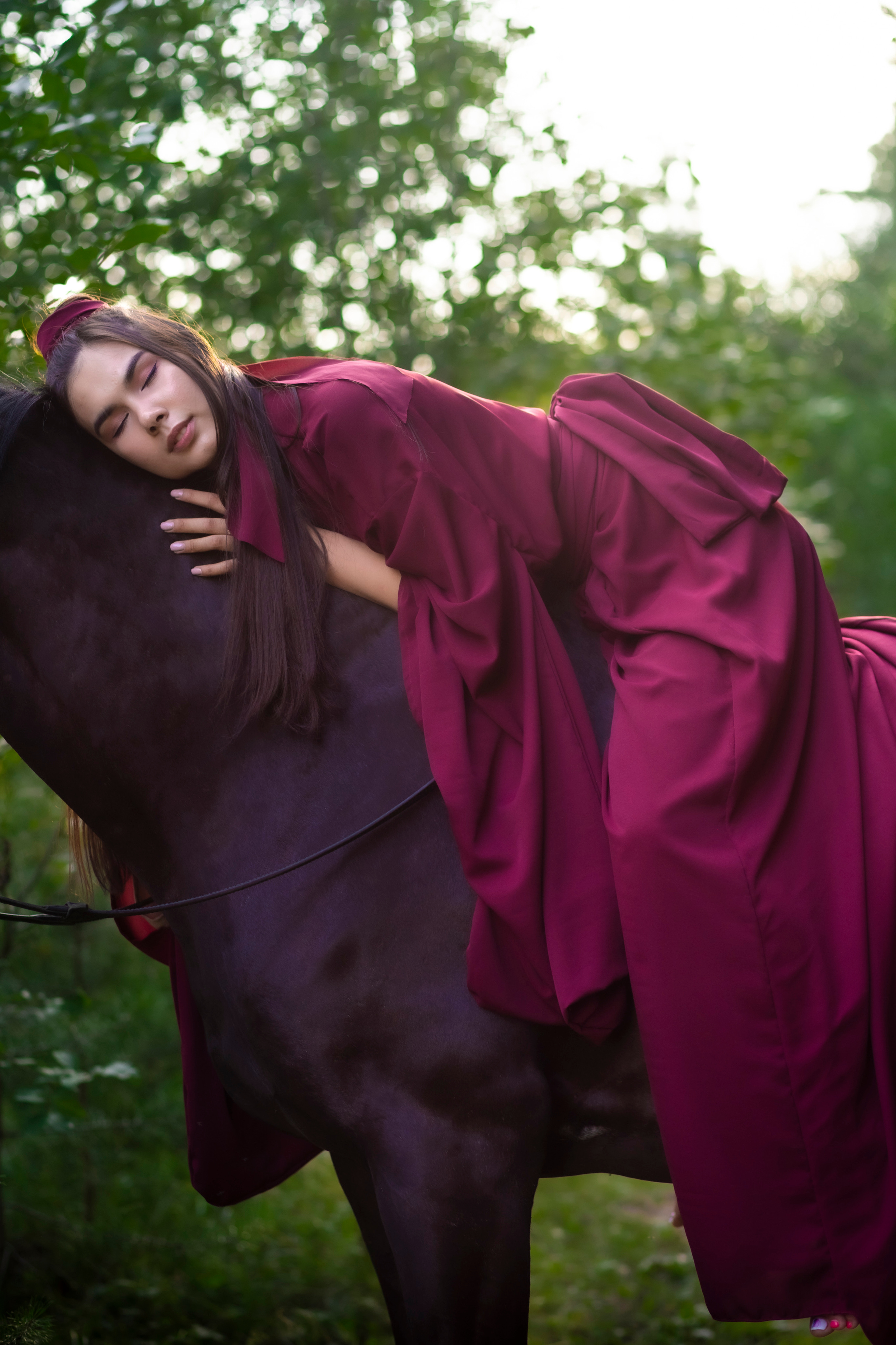 Фотосессия в восточном стиле с лошадьми. Художественный фотограф в Екатеринбурге Брук Мария