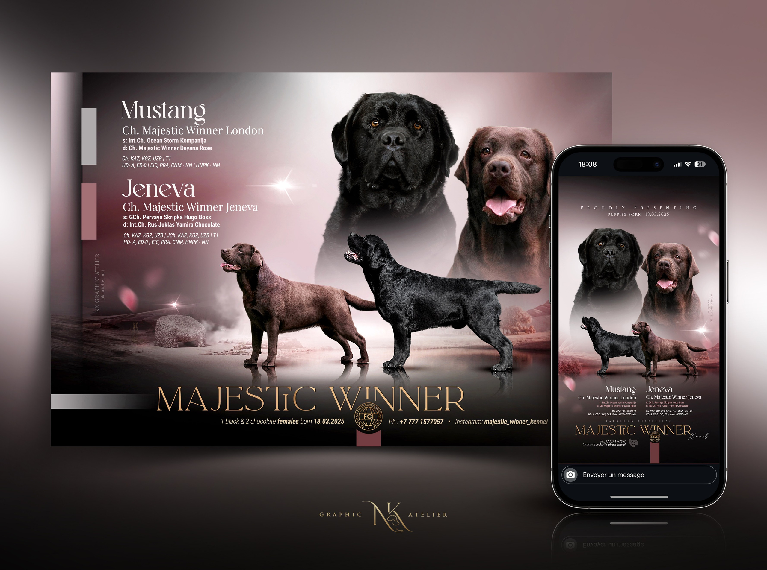 Graphics For Breeders. NK GRAPHIC ATELIER FOR BREEDERS