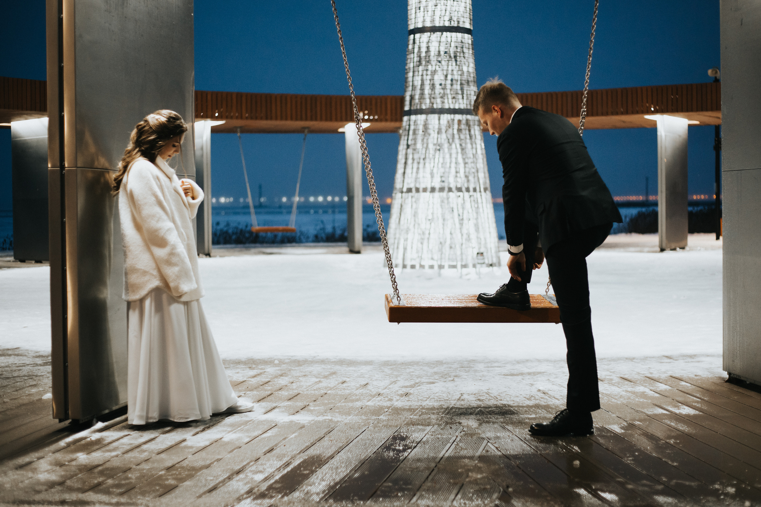 Свадебная фотосессия в Кронштадте зимой | Ирина и Илья. Женский, семейный и контент фотограф Ирина Ульянова в Санкт-Петербурге