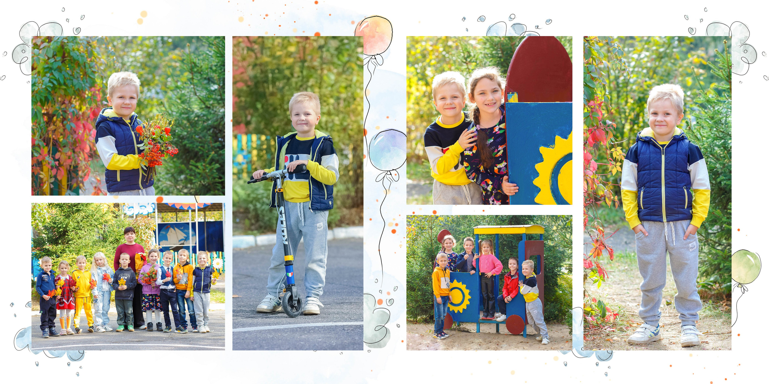 АЛЬБОМЫ ДЛЯ ДЕТСКОГО САДА. Школьный фотограф Наталья Егорова