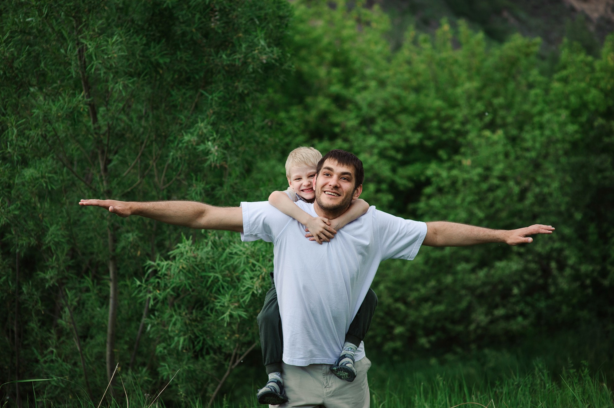 Семейная прогулка для семьи Поповых. Семейный и женский фотограф Красноярск Екатерина Пусенкова