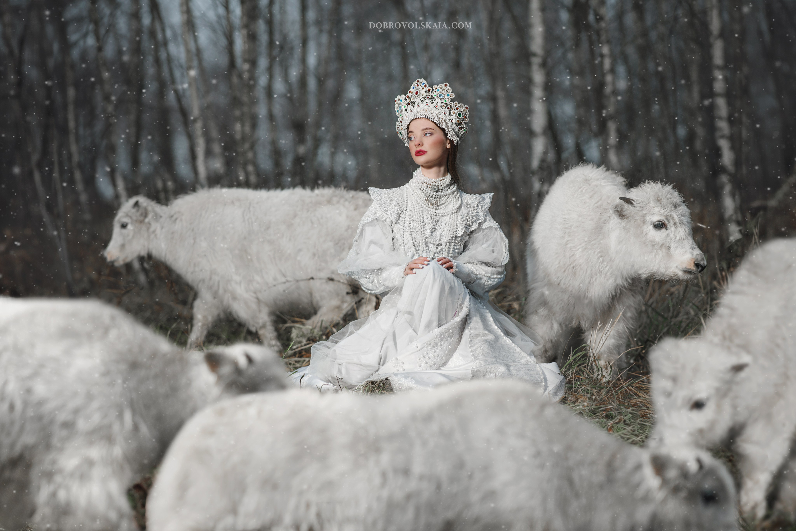 Царевна Лебедь. Русские народные костюмы в Москве