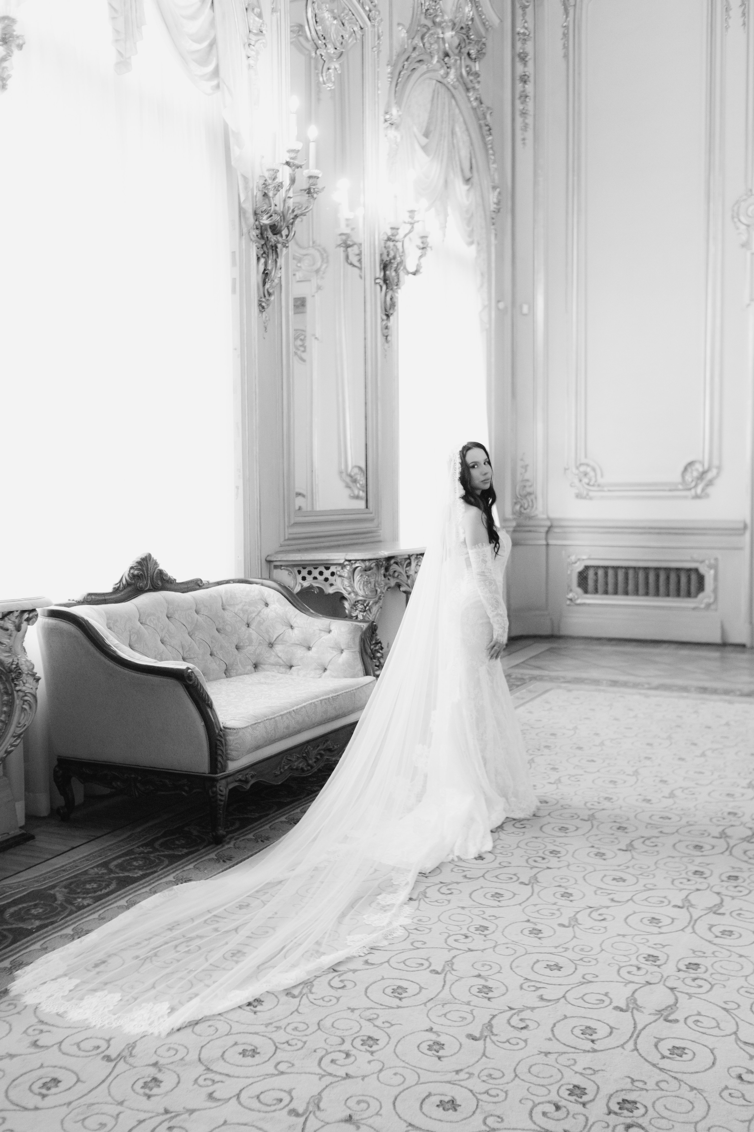 Свадебная фотосессия в Дворце бракосочетания № 1. Фотограф в Санкт-Петербурге, Анна Скворцова