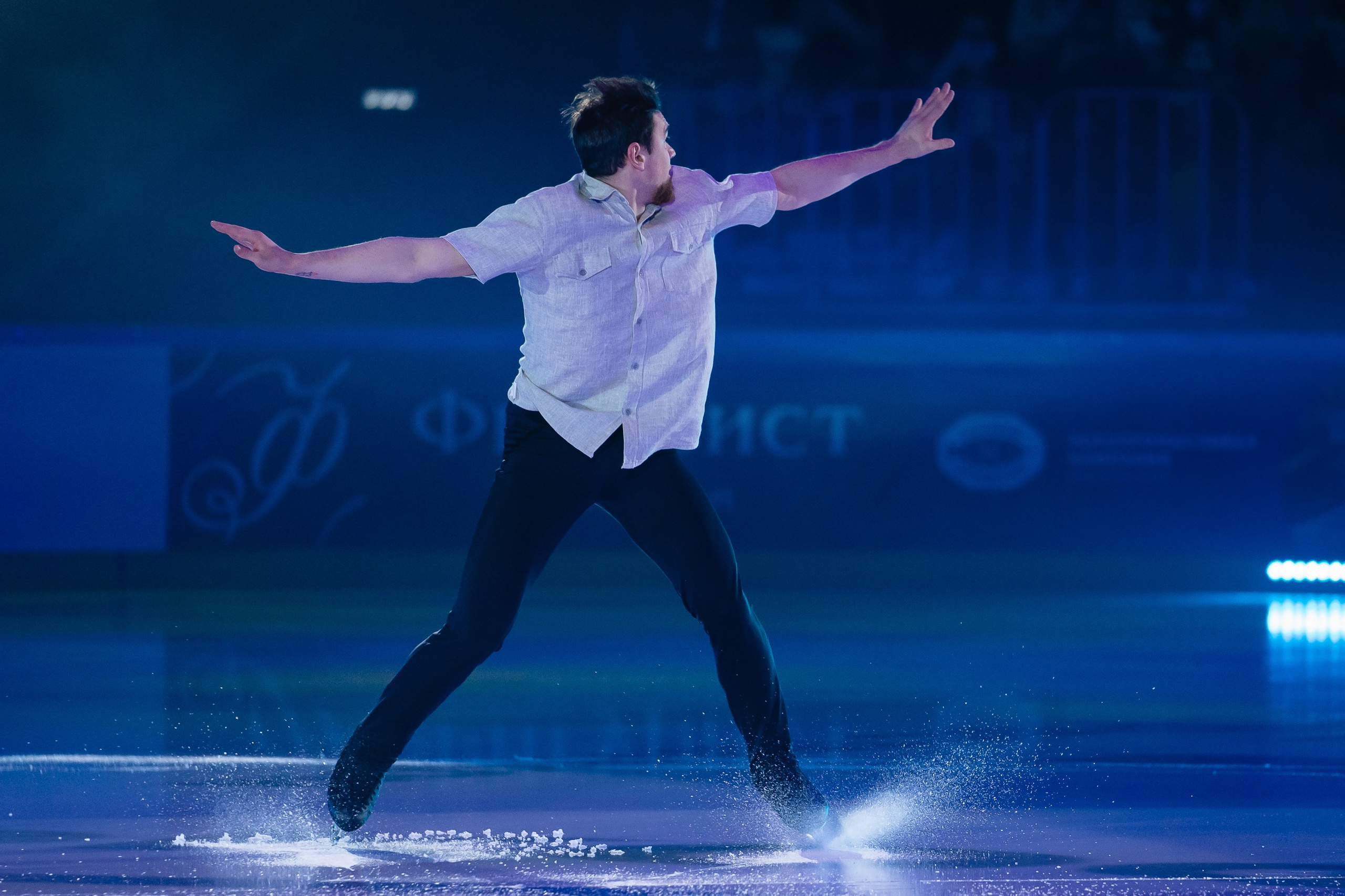 Шоу «Чемпионы на льду» в Новосибирске. Воробьева Ксения — Спортивный и танцевальный фотограф Новосибирск