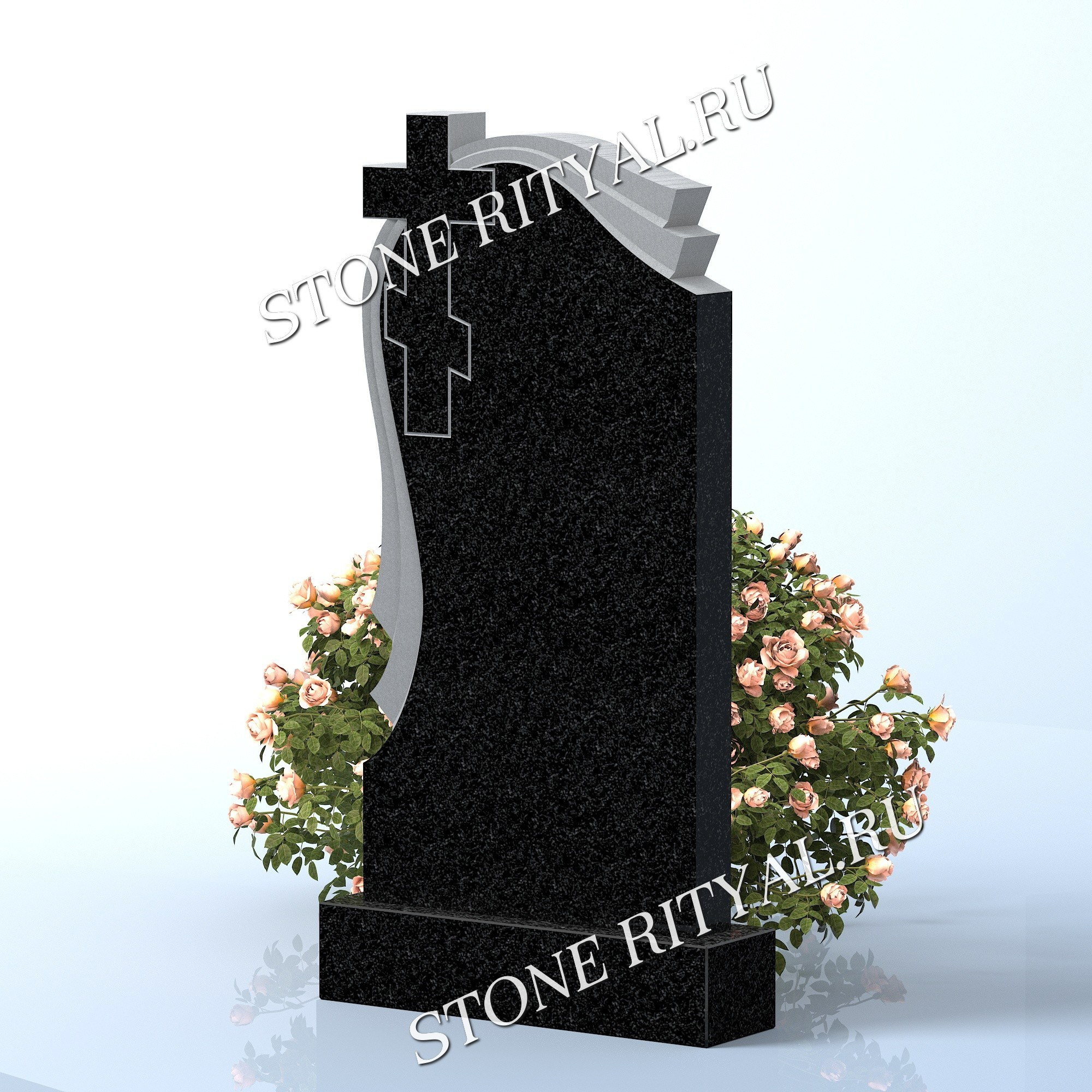 Вертикальные памятники прямые. Изготовление и установка памятников в Москве и МО