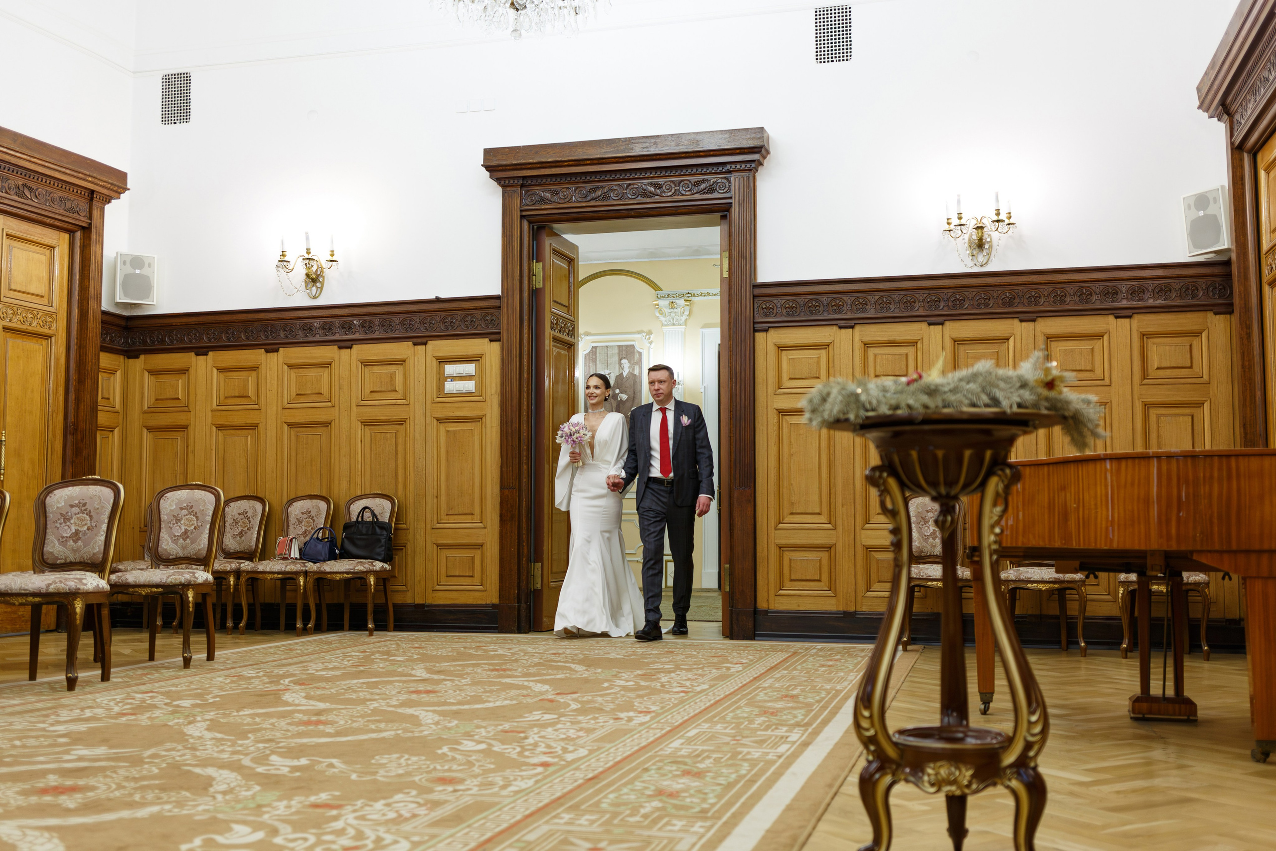 Свадьба в ресторане Малиновка м.Сокольники. Свадебный фотограф Москва и МО Сергей Киржаев