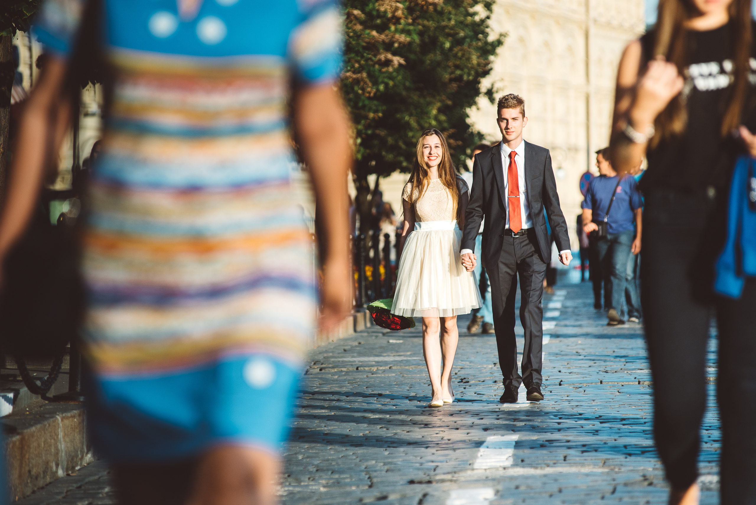 Свадебная фотосессия в центре Москвы. Семейный фотограф в Москве Елена Снегирева