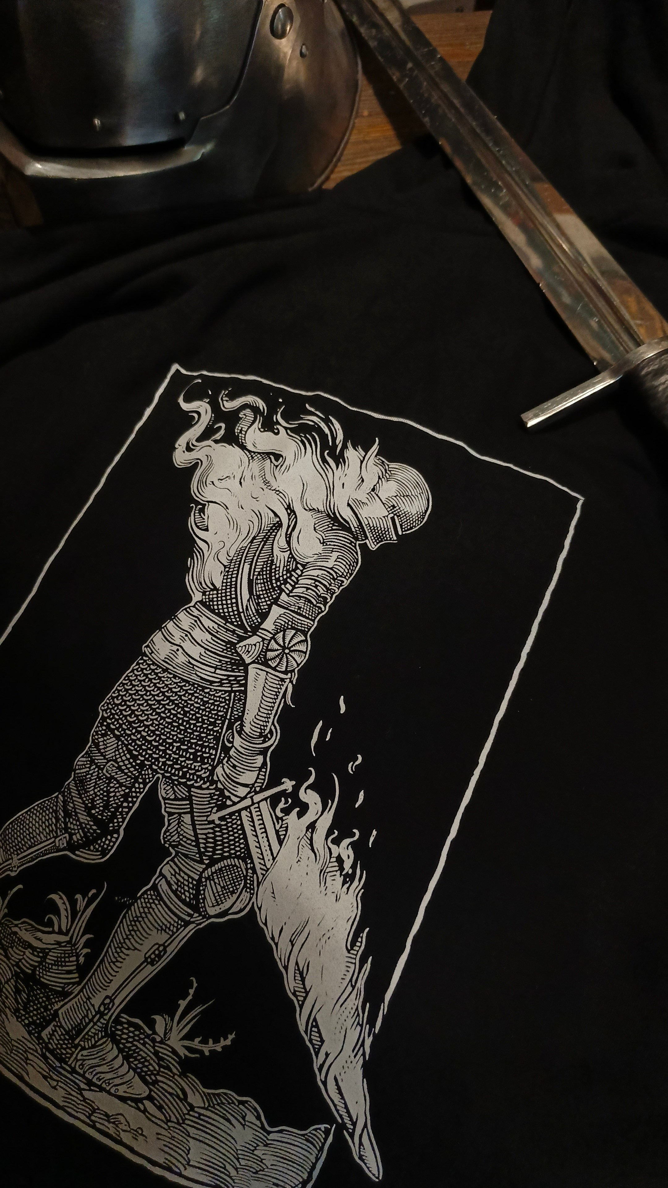 Мерч. Фотограф Александр Никитин. Съёмка в доспехах. Санкт-Петербург. nikitin_photo