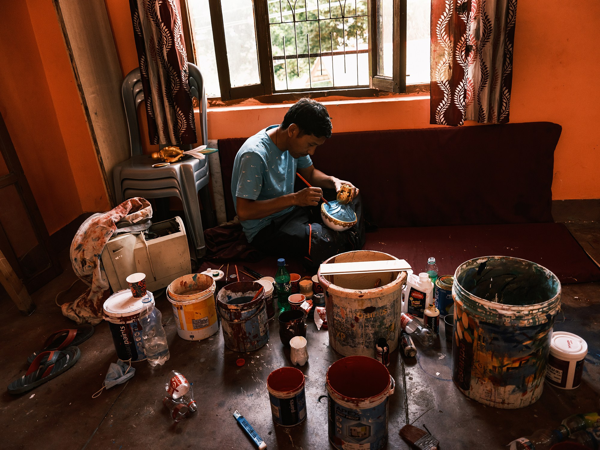 Tibetans in India. Documentary and art photographer Alexey Terentyev