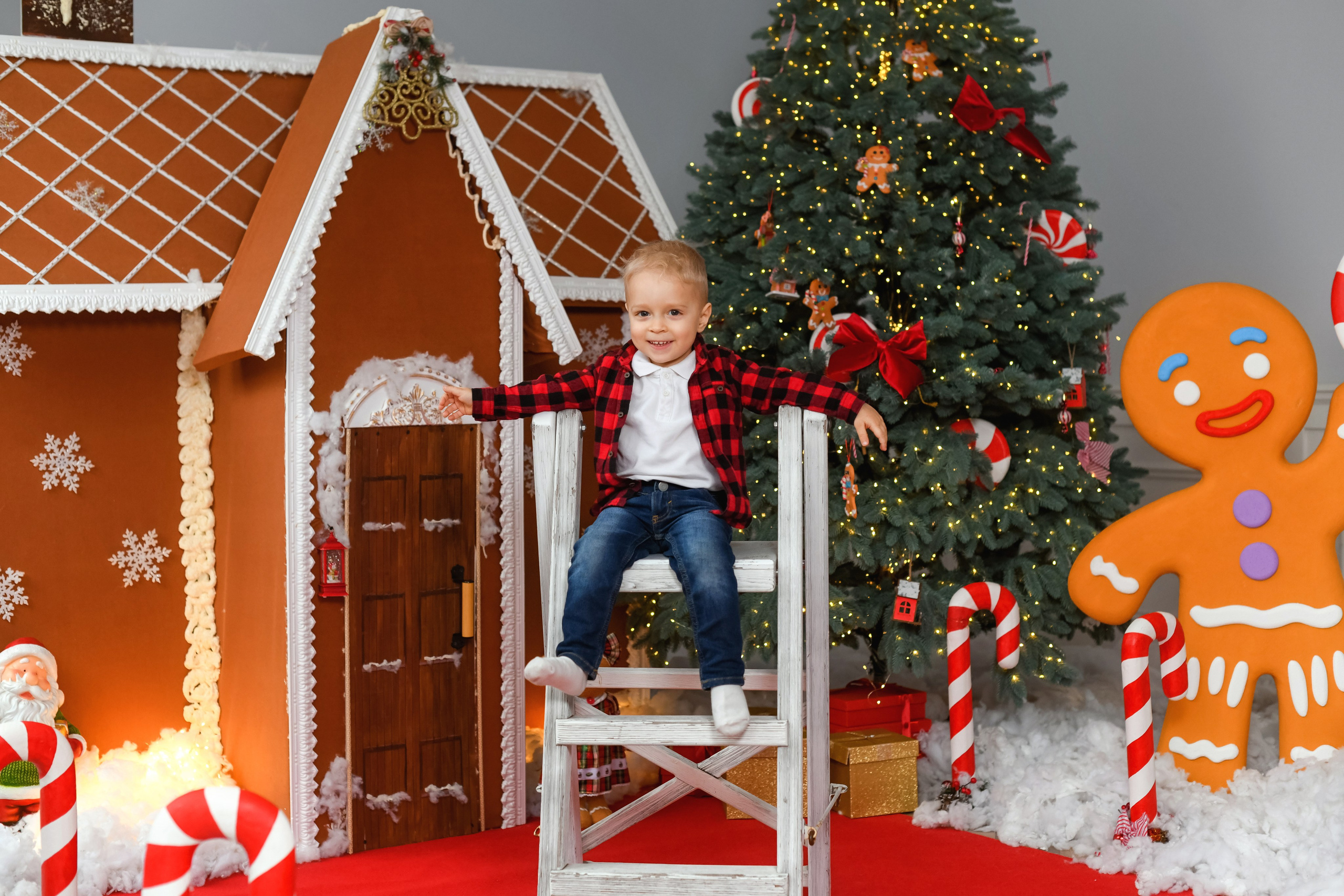 Новогодняя семейная фотосессия! Галина с Максимом и Матвеем!. Детский фотограф в Донецке Марина Пилипенко