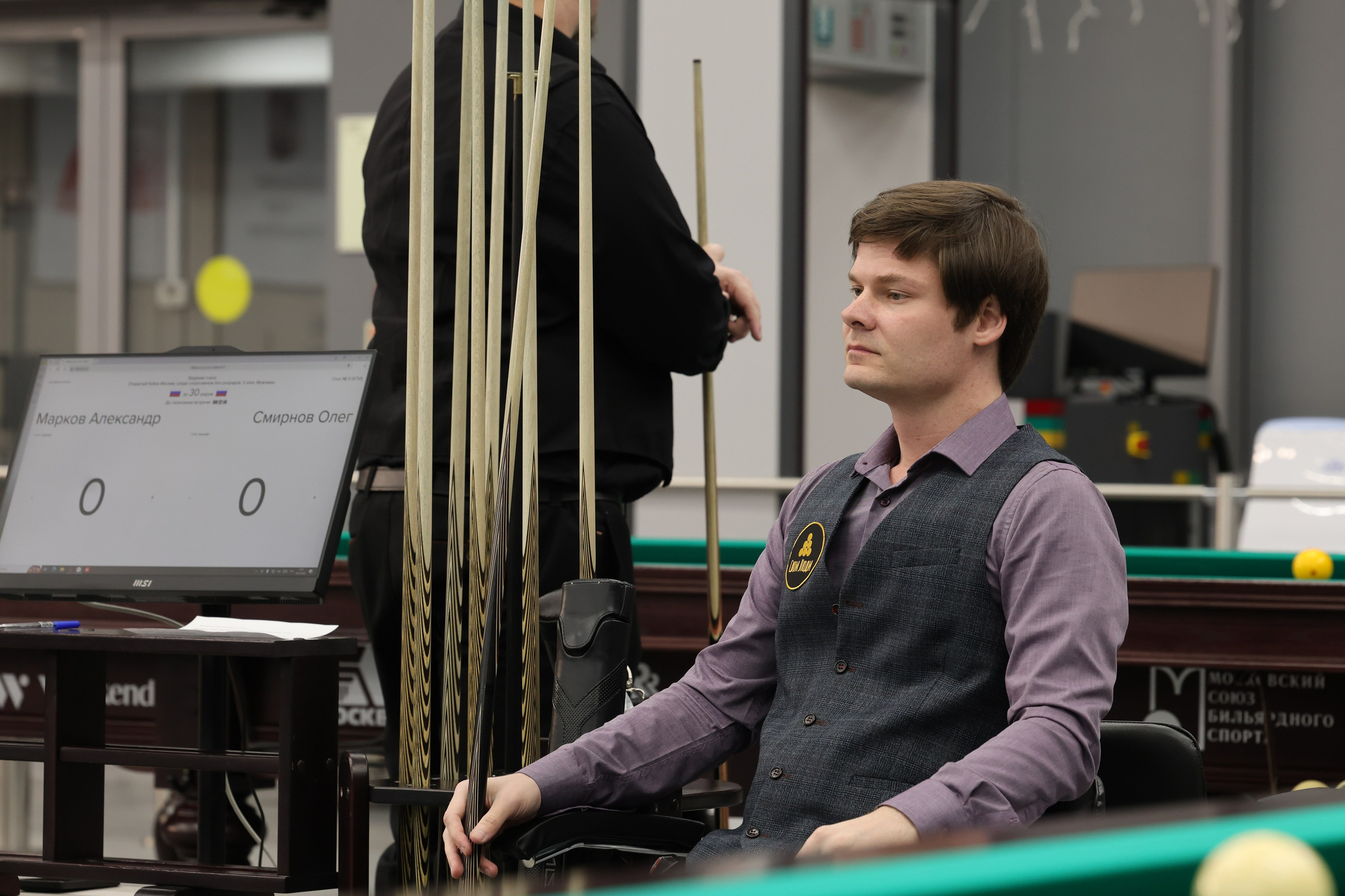 Бильярд. Открытый кубок Москвы 2025 г. Репортажный фотограф, спортивный фотограф в Москве и области