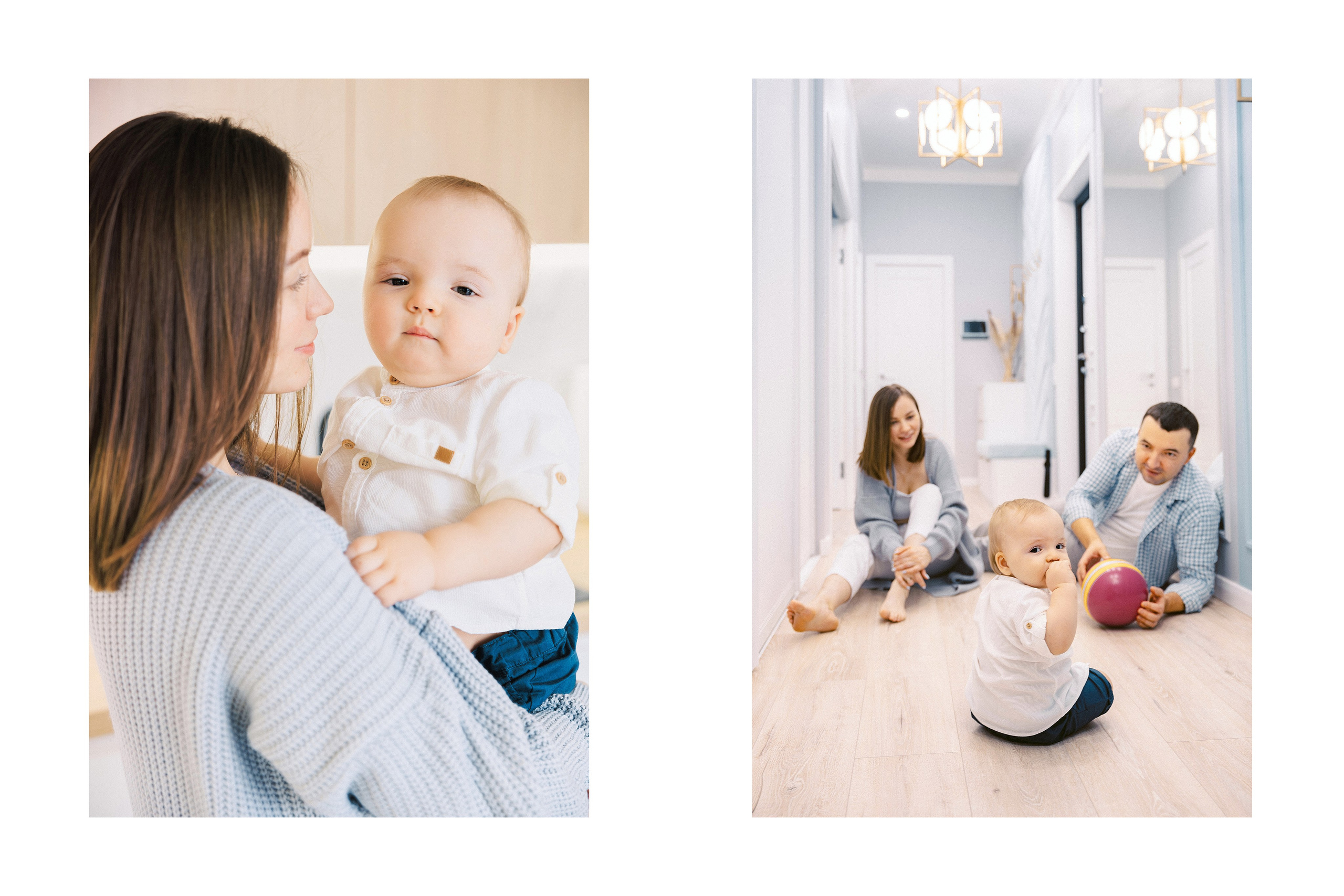 Домашняя фотосессия один годик. Фотограф Москва — Павел Михайлов