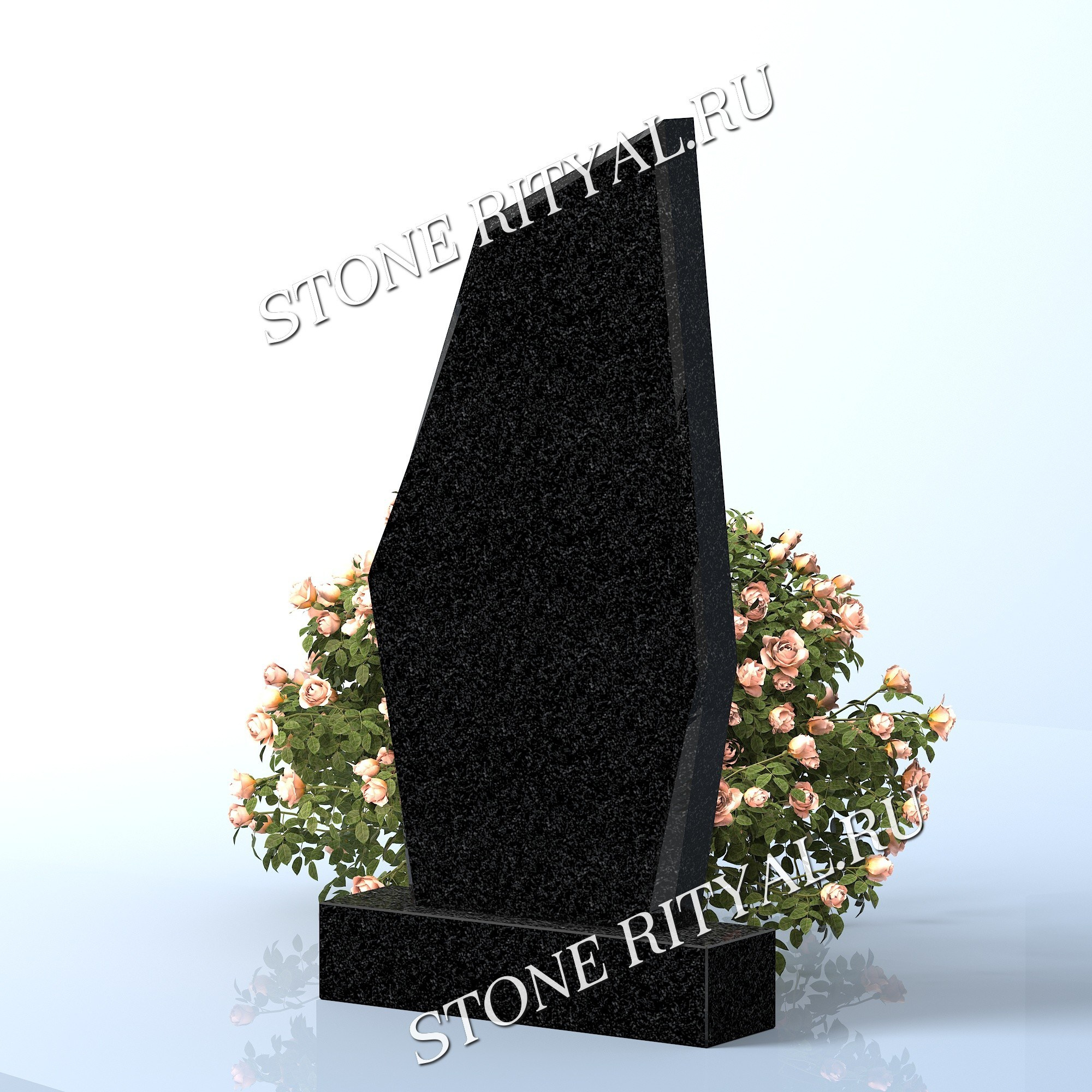 Вертикальные памятники прямые. Изготовление и установка памятников в Москве и МО