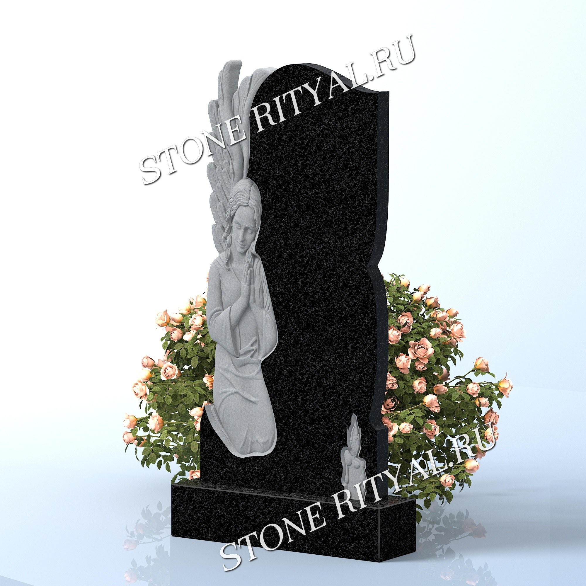 Вертикальные памятники фигурные. Изготовление и установка памятников в Москве и МО