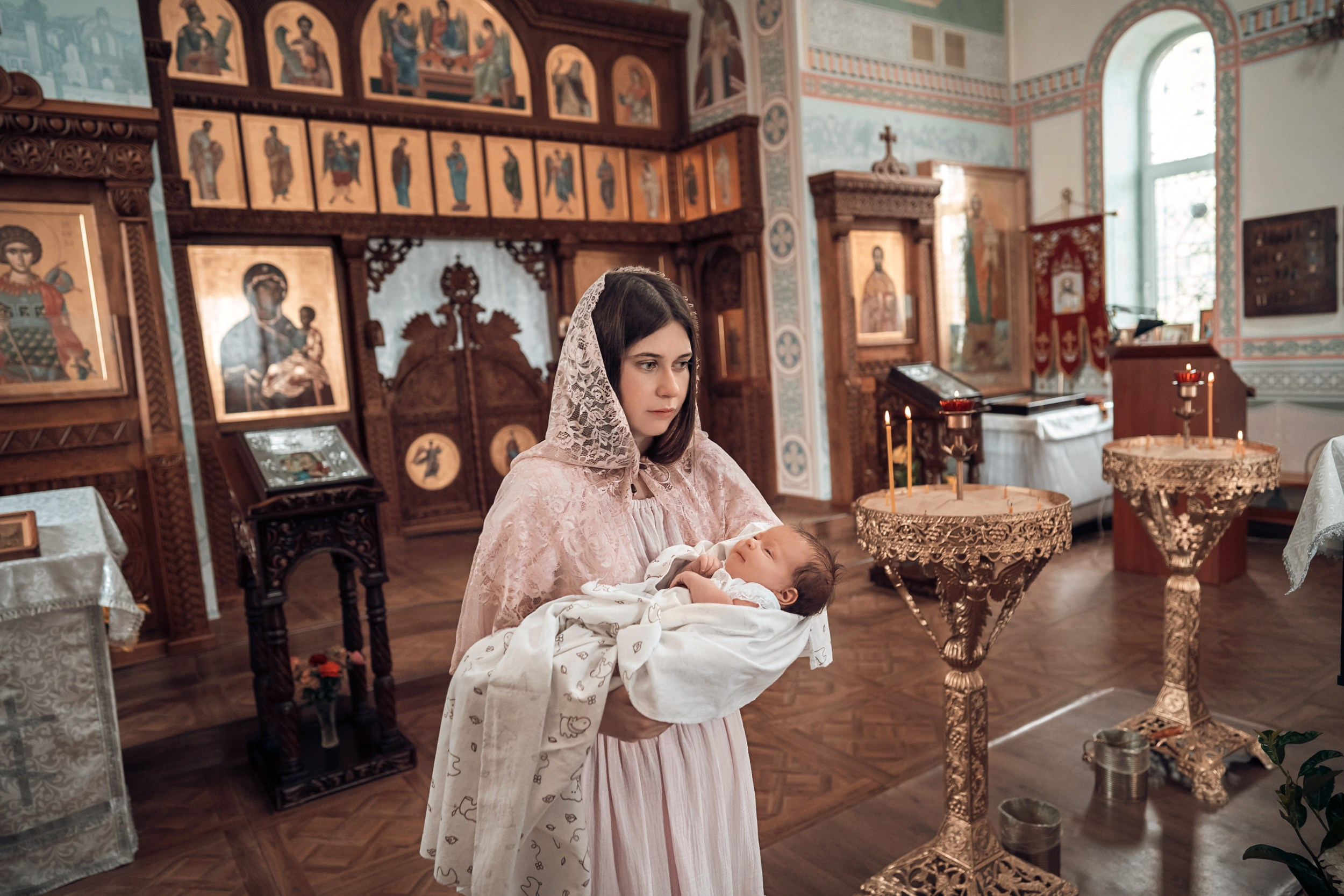 Крещение в храме Романа Исповедника г. Севастополь. Церковный фотограф Севастополь