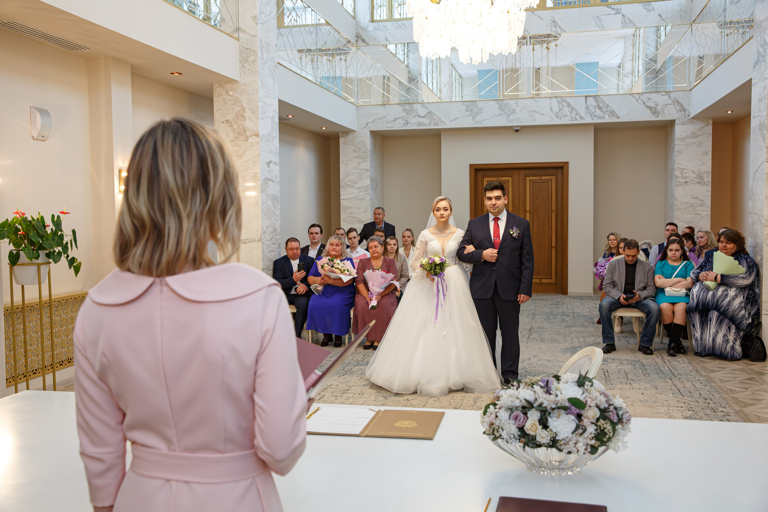 Регистрация брака в дворце бракосочетания №4 Москва