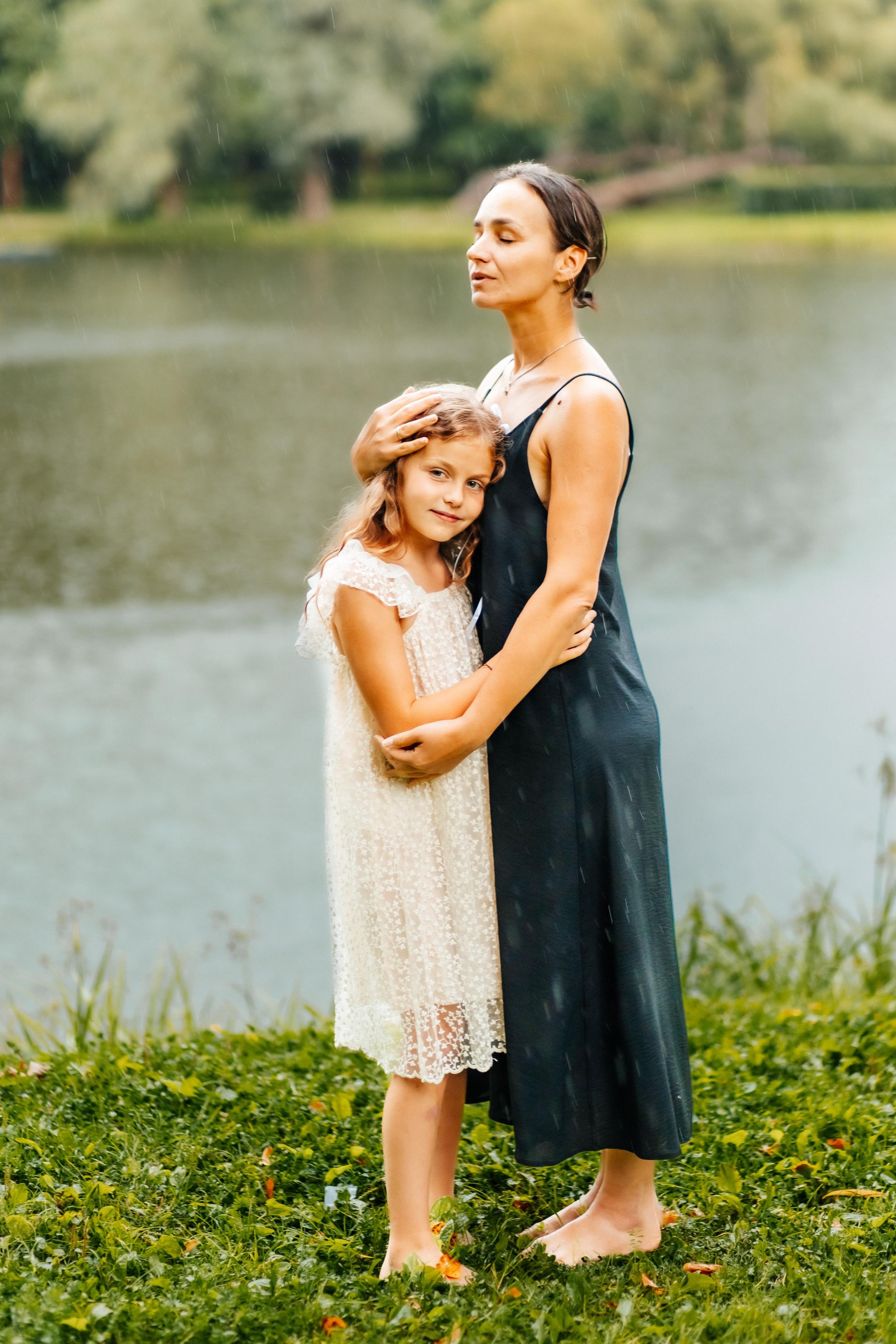 Фотосессия мама и дочка в парке