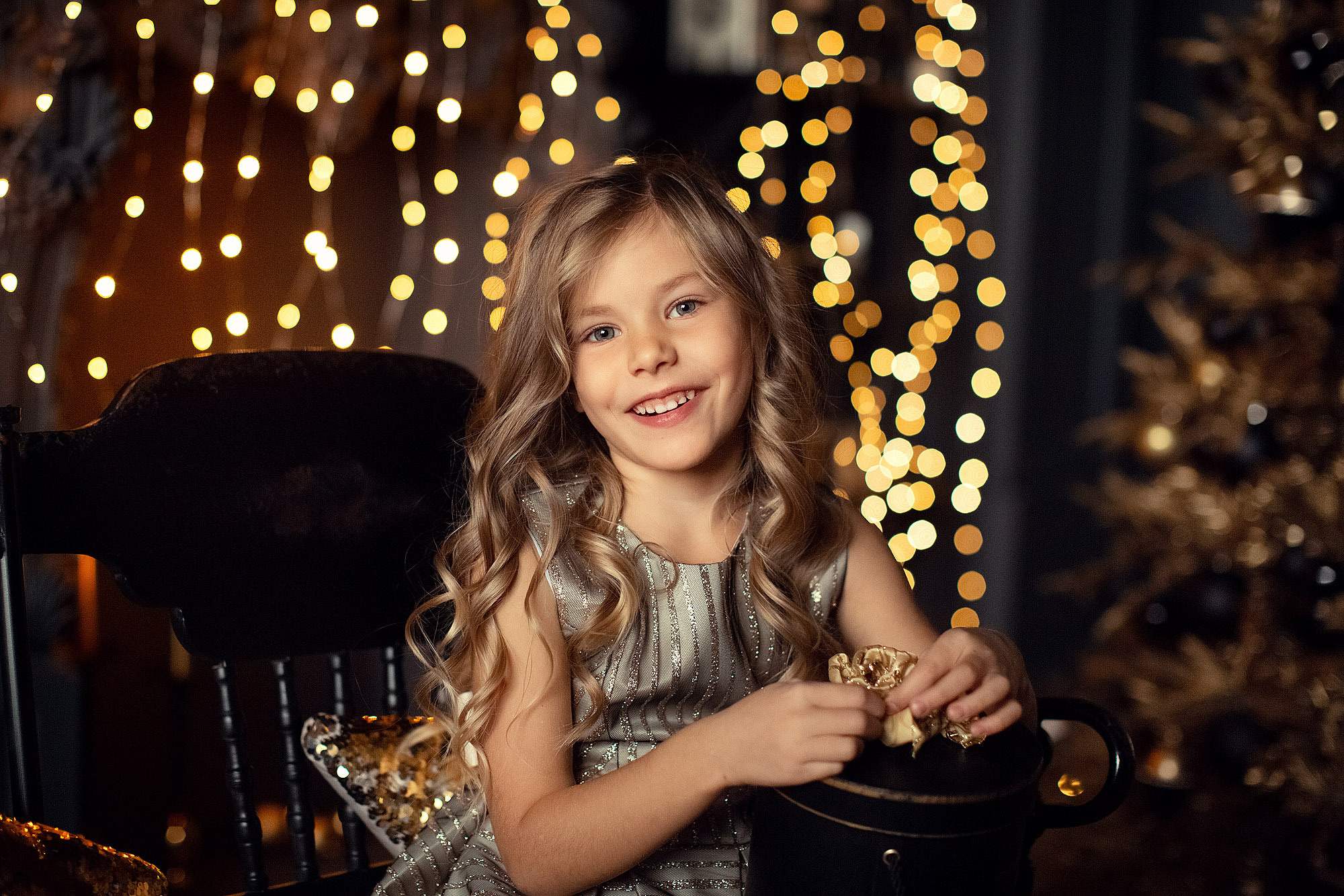 Новогодняя семейная фотосессия в студии. Tatyana Nadezhdina Family photographer