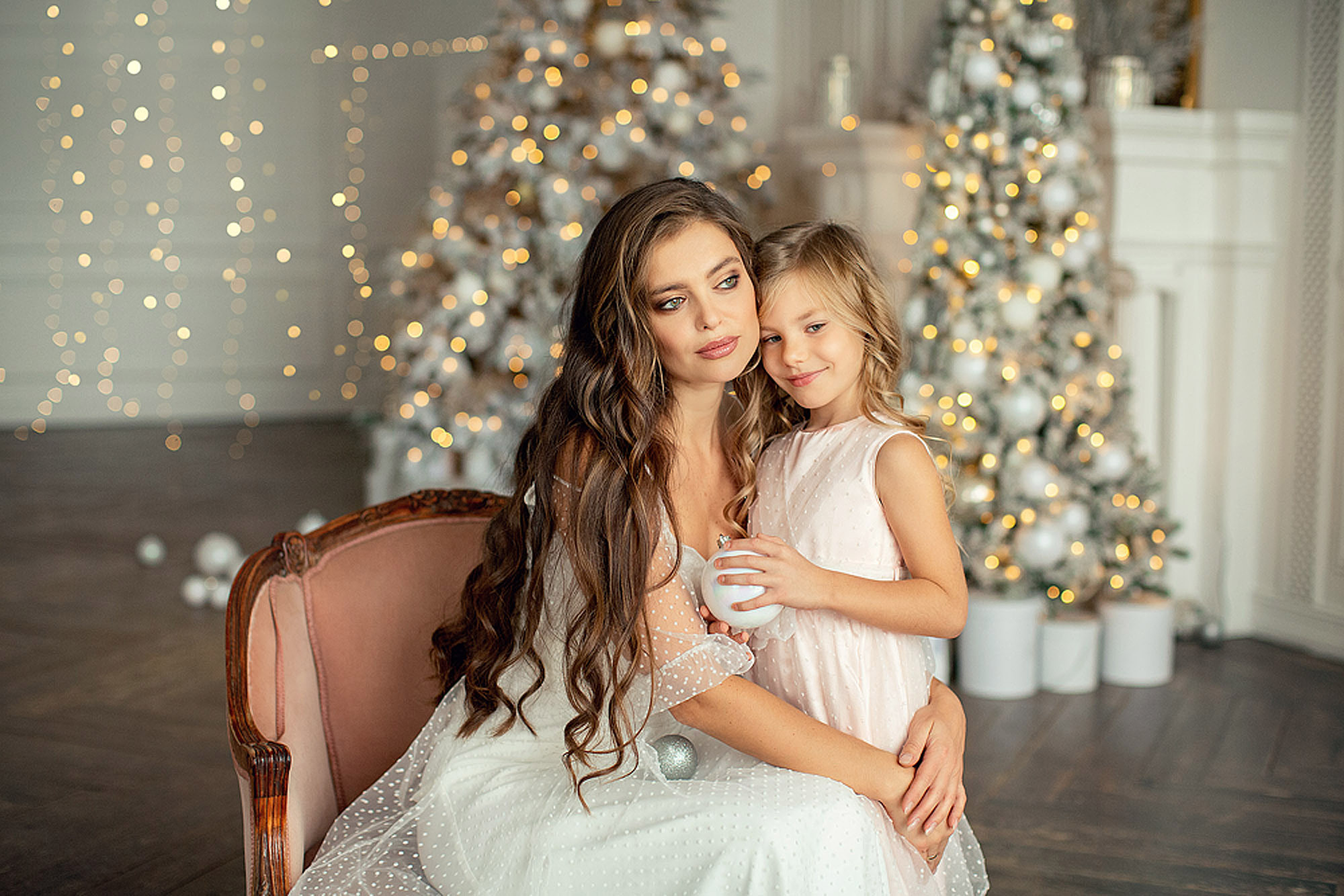 Новогодняя семейная фотосессия в студии. Tatyana Nadezhdina Family photographer