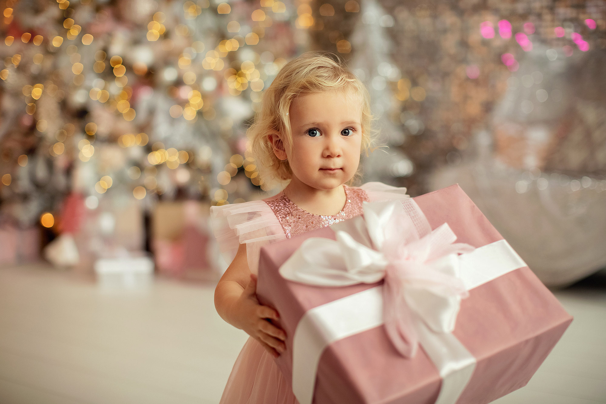Зефирная новогодняя фотосессия трех принцесс. Tatyana Nadezhdina Family photographer
