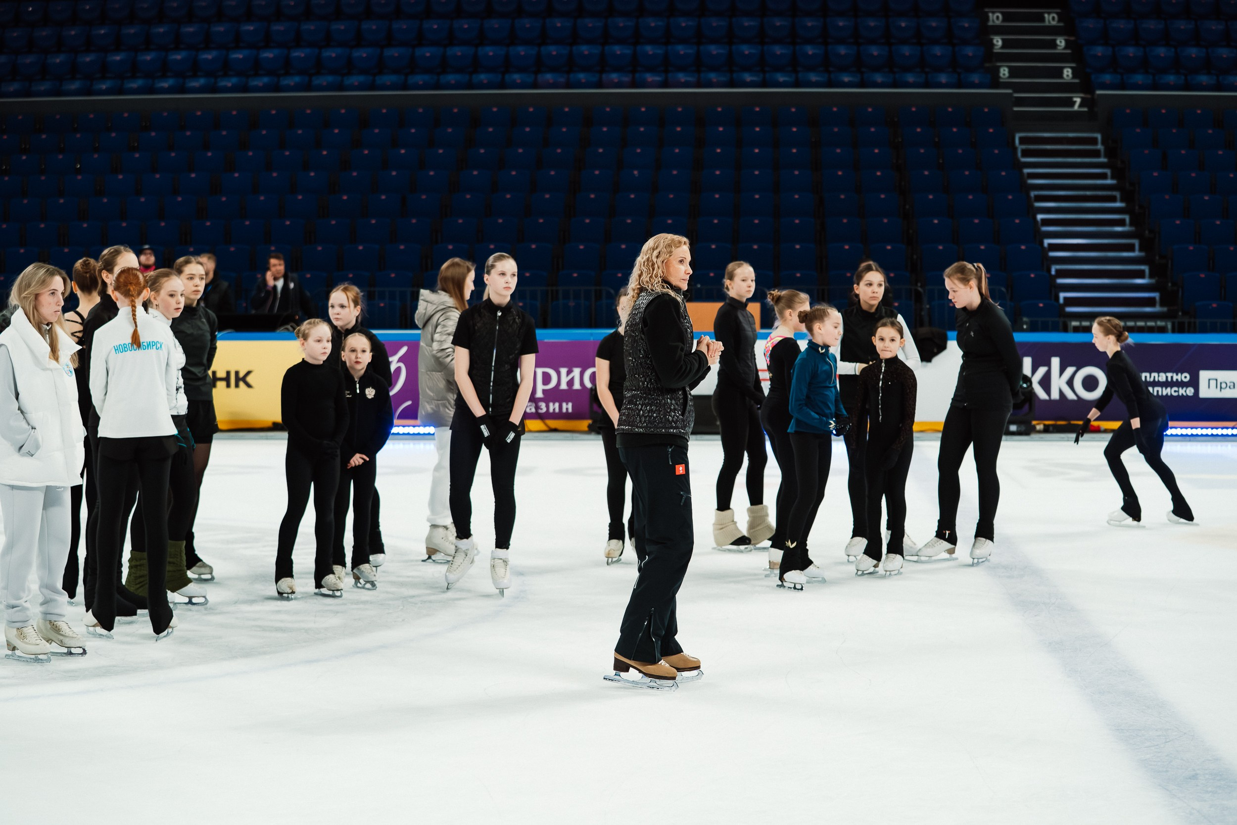 Мастер-класс Этери Тутберидзе в Новосибирске. Воробьева Ксения — Спортивный и танцевальный фотограф Новосибирск