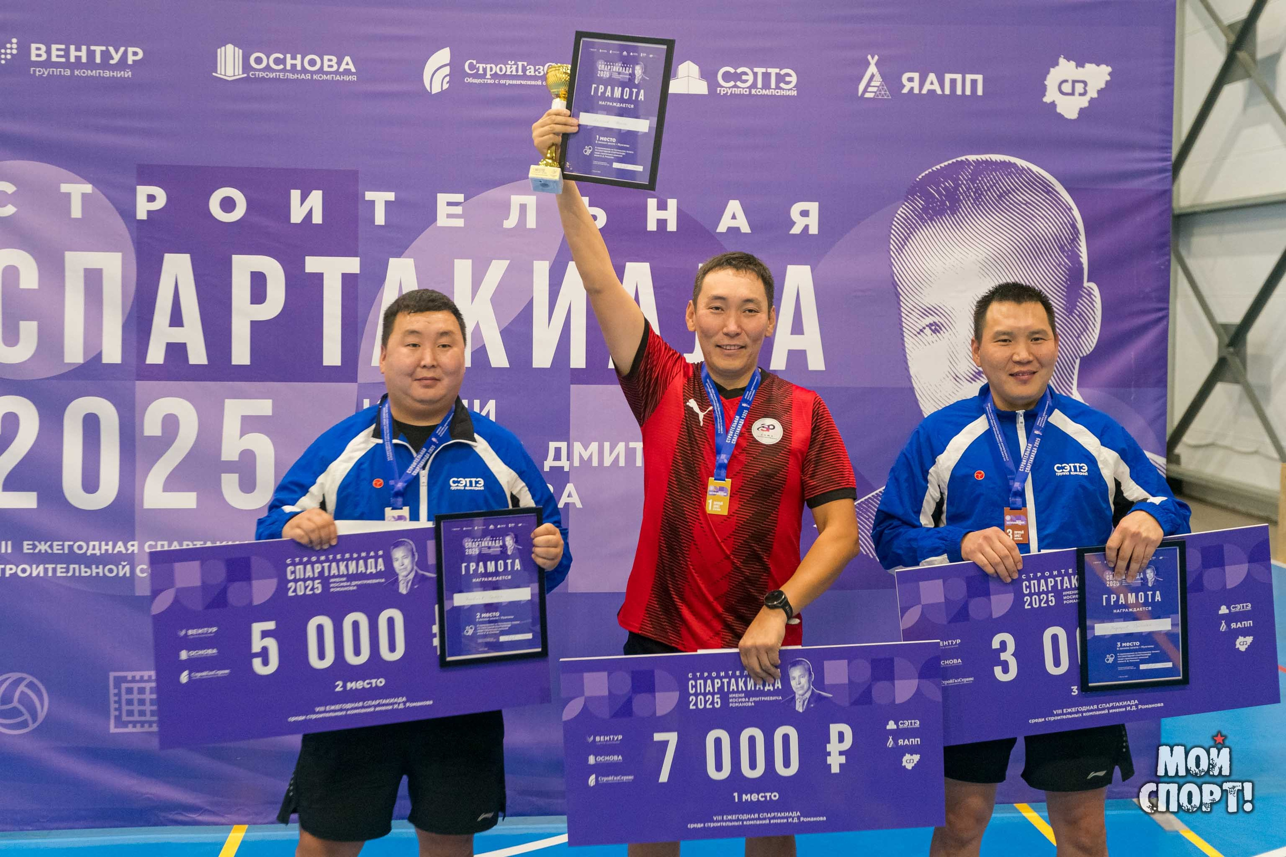 Строительная спартакиада 2025 им. И. Д. Романова. Студия «Мой Спорт!» — все о спорте в Якутии
