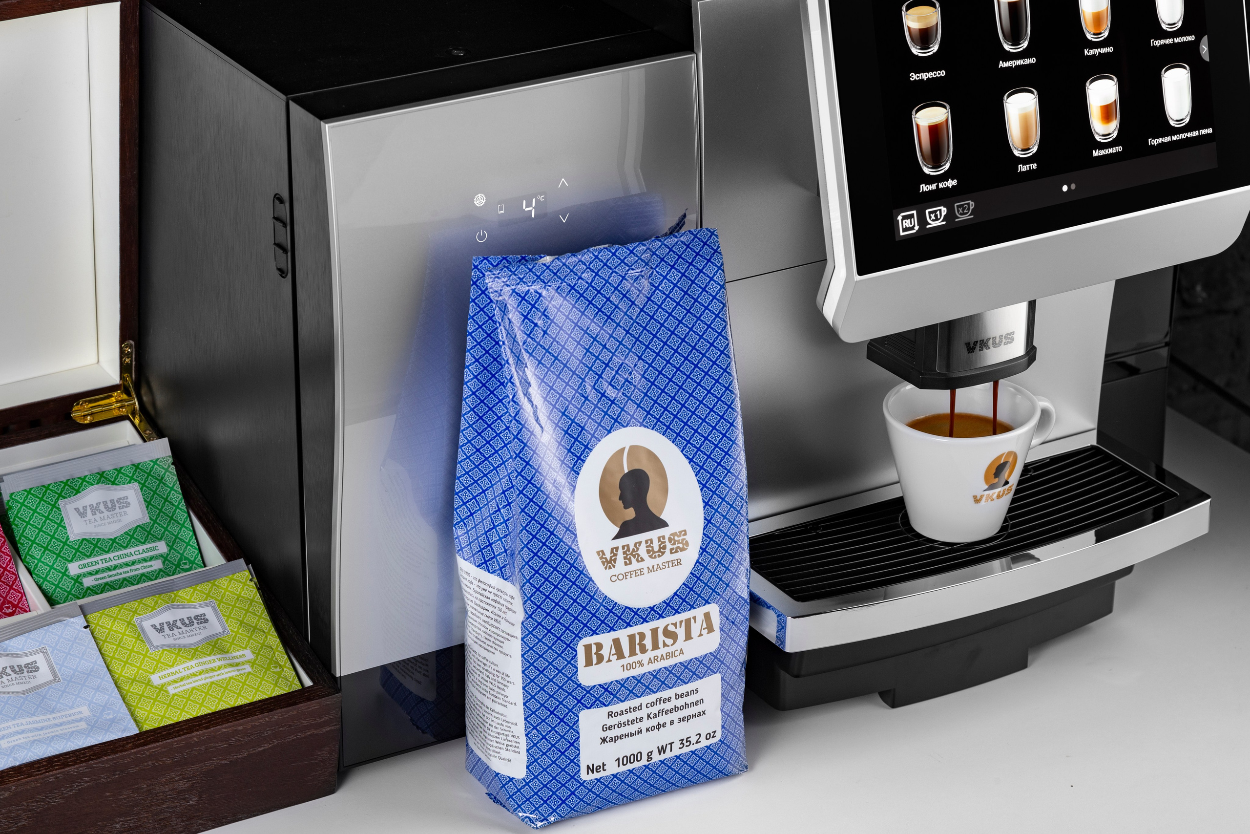 Предметная фото съёмка кофемашин для компании VKUS. Фуд фотограф и видеограф в Москве Крепких Сергей