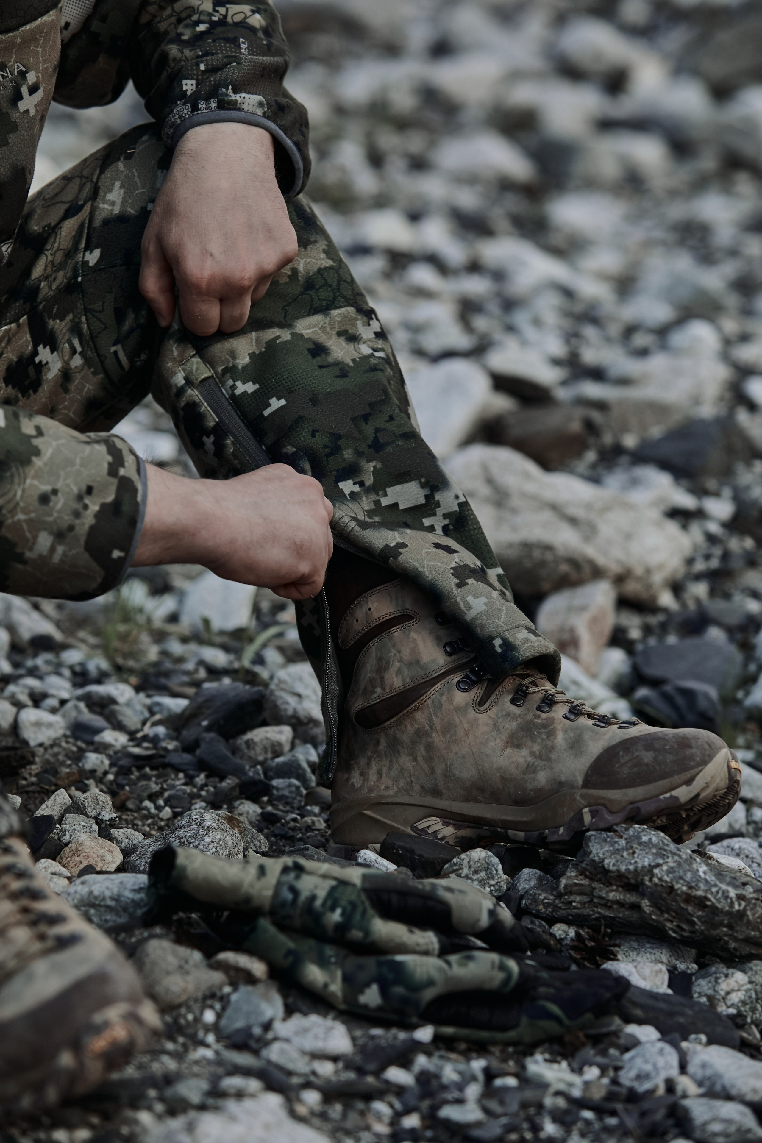 Съемка для бренда охотничьей одежды под ключ. Фотограф Продюсер в горах КБР / Москва Нальчик Горы