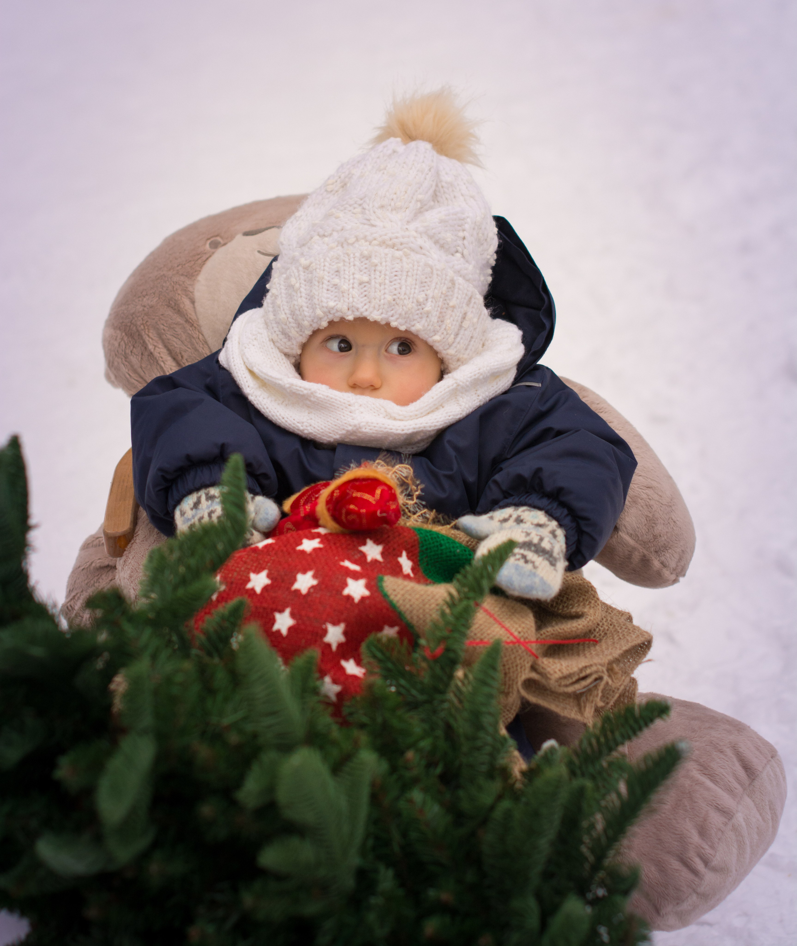 Прогулка в зимнем лесу. Парк Измайлово. Фотосессия беременности — Крылова Натали — Москва