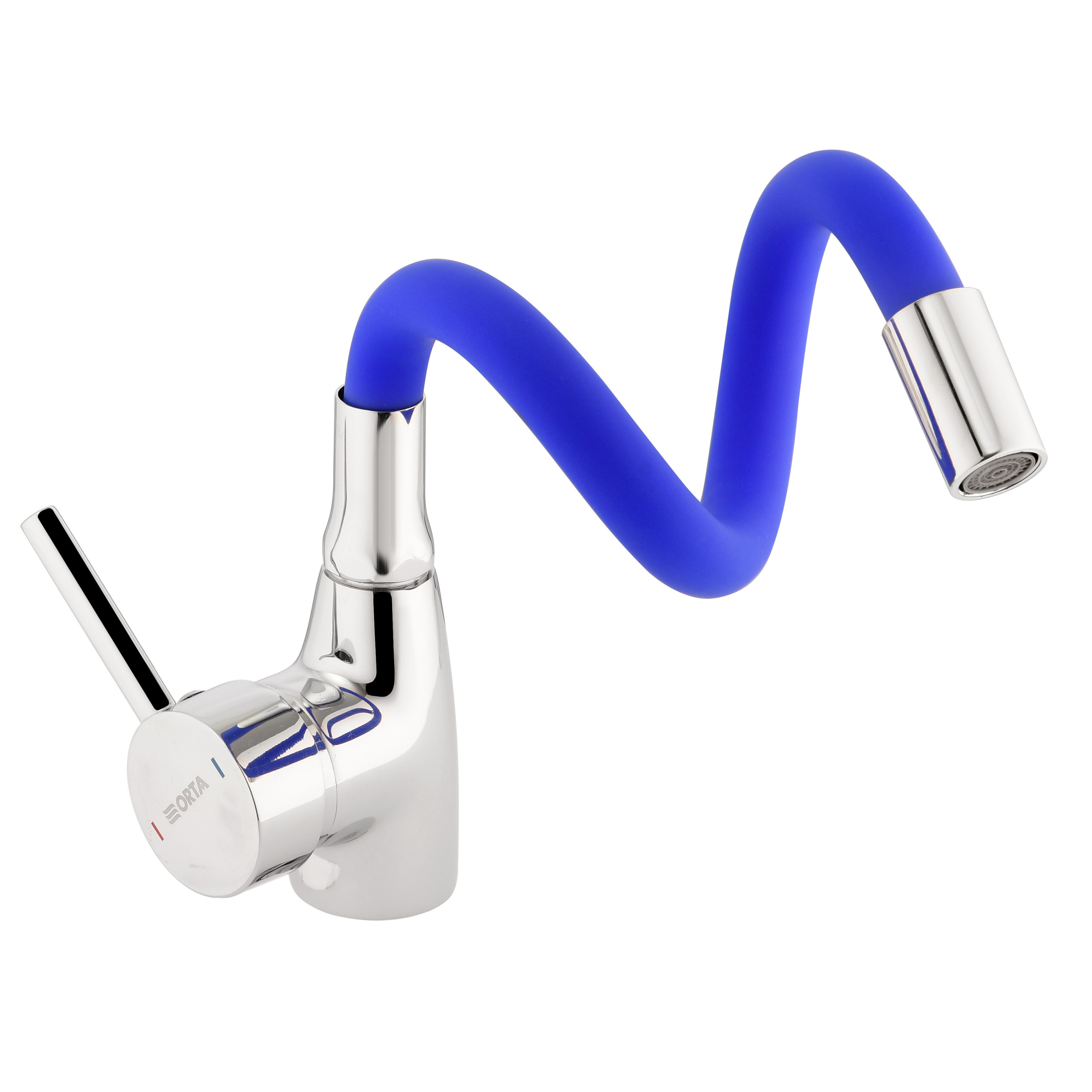 Цветной смеситель с гибким шлангом для кухни