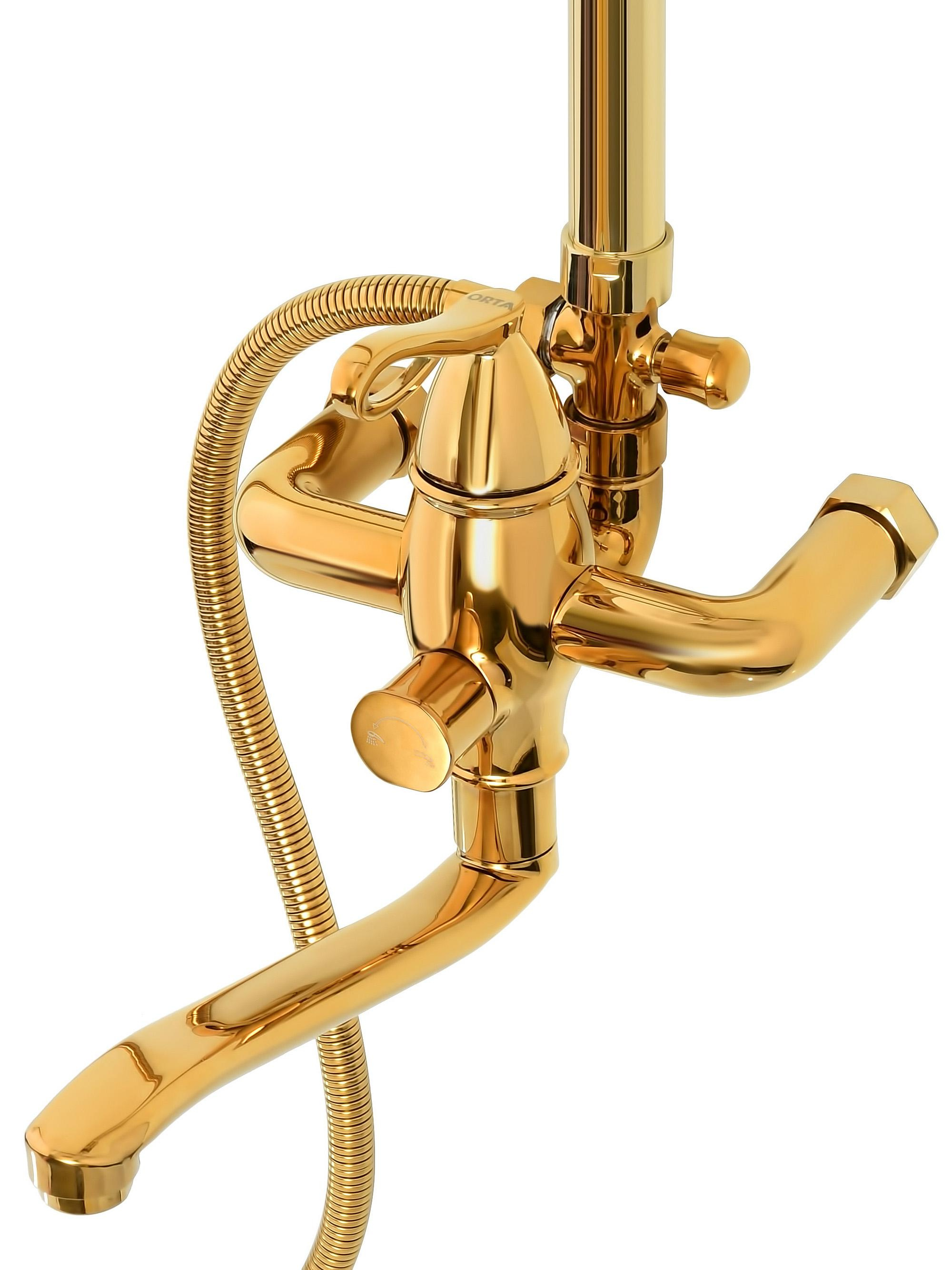 душевая система золото