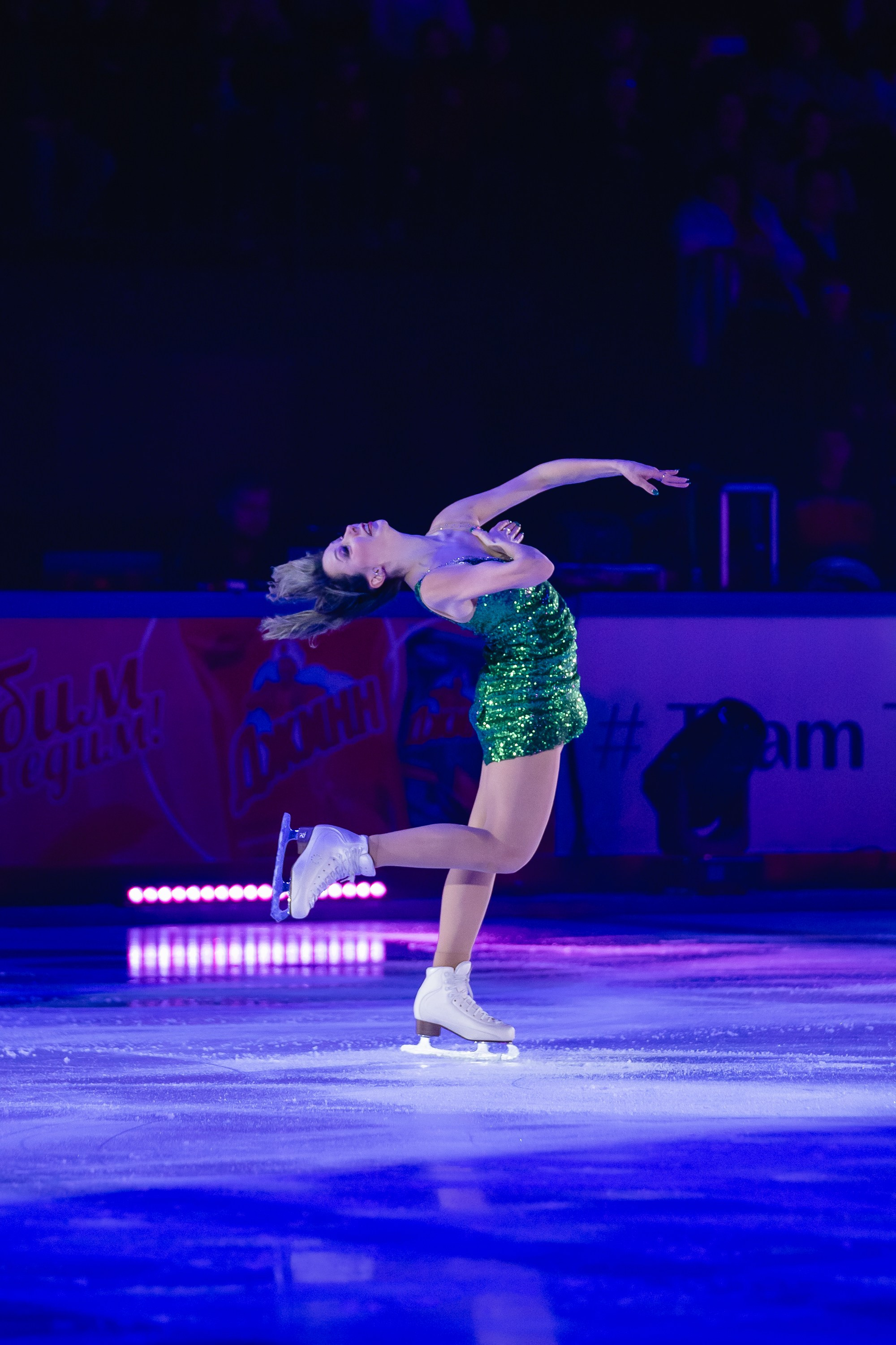 Шоу «Чемпионы на льду» в Новосибирске. Воробьева Ксения — Спортивный и танцевальный фотограф Новосибирск