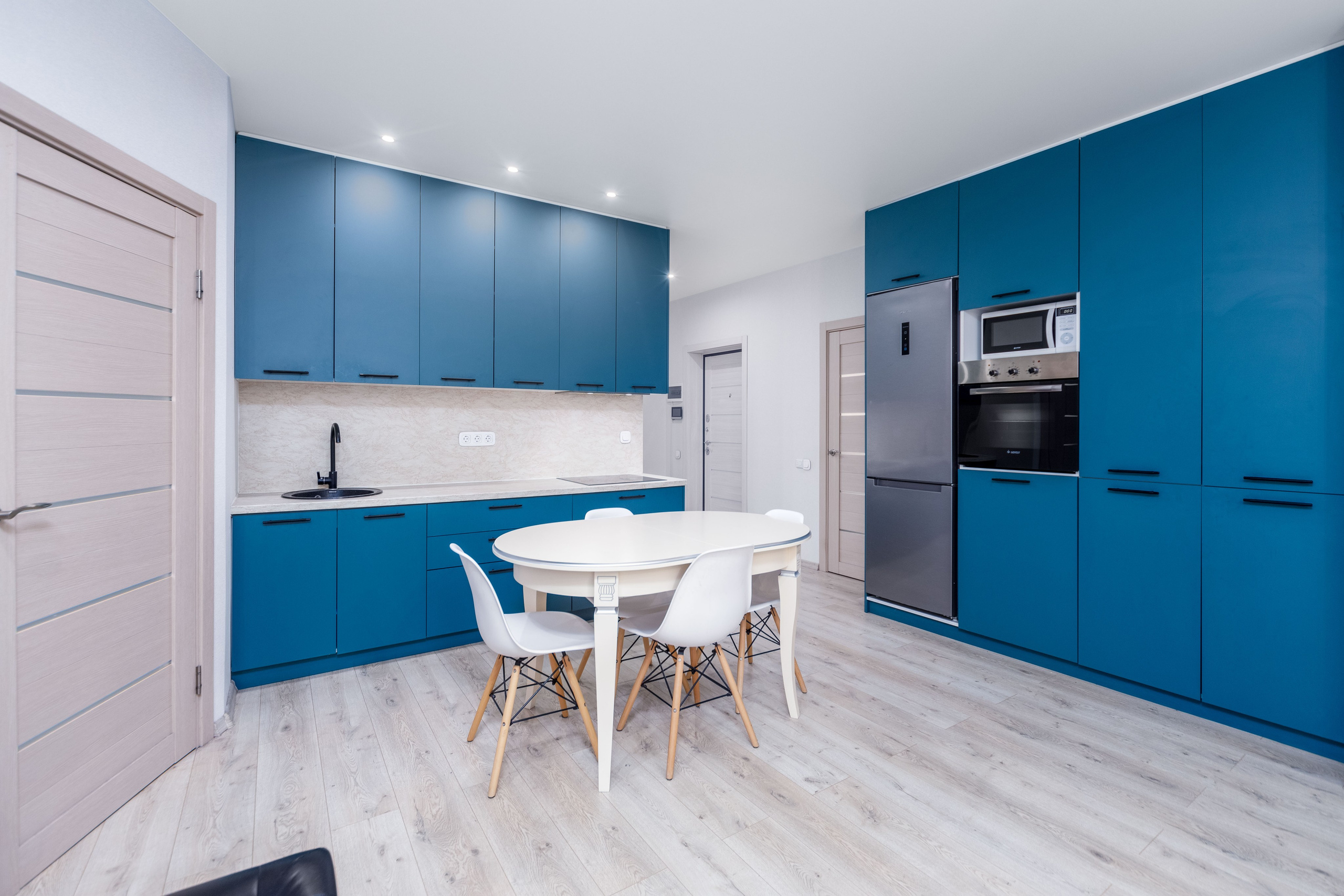 Интерьер трехкомнатной квартиры в ЖК Минск Мир