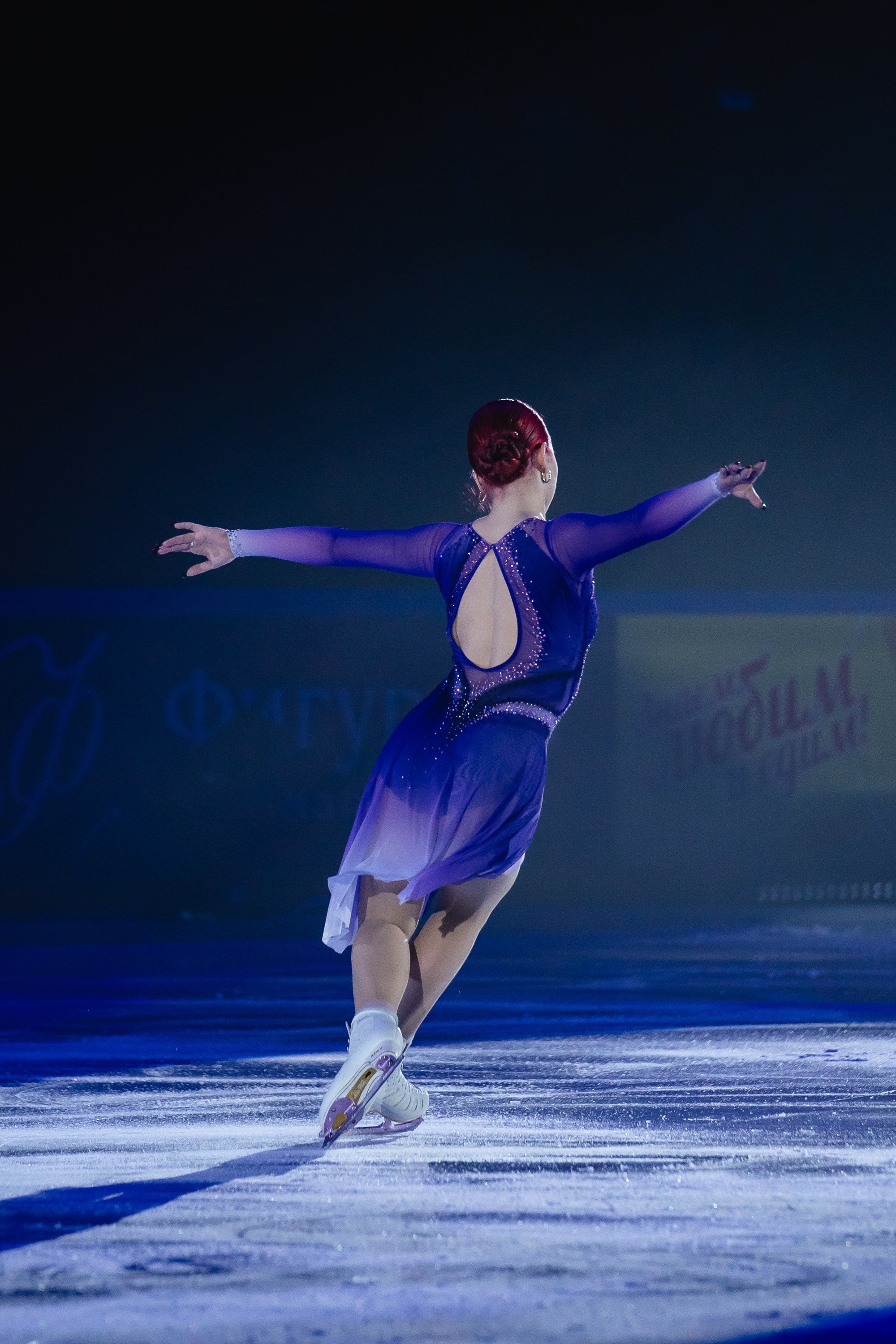 Шоу «Чемпионы на льду» в Новосибирске. Воробьева Ксения — Спортивный и танцевальный фотограф Новосибирск