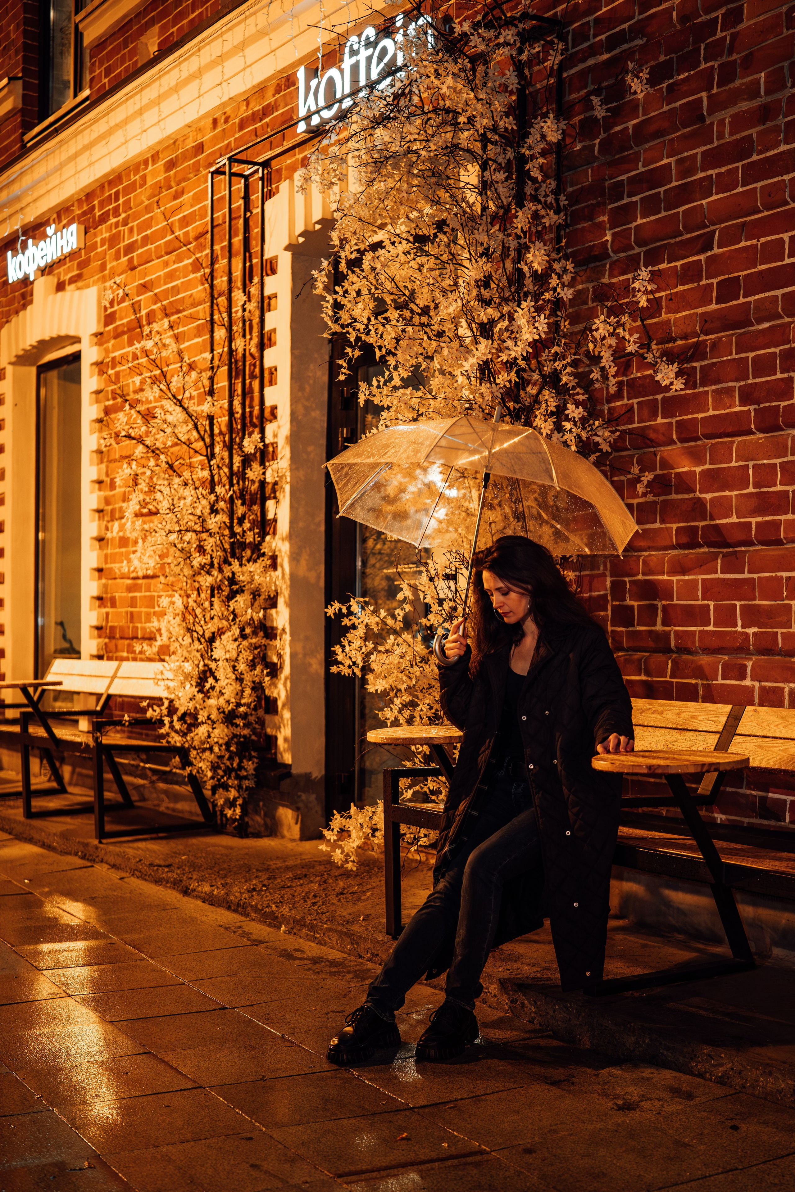 Ночная съёмка в городе. Фотограф и видеограф Анна Жагорина