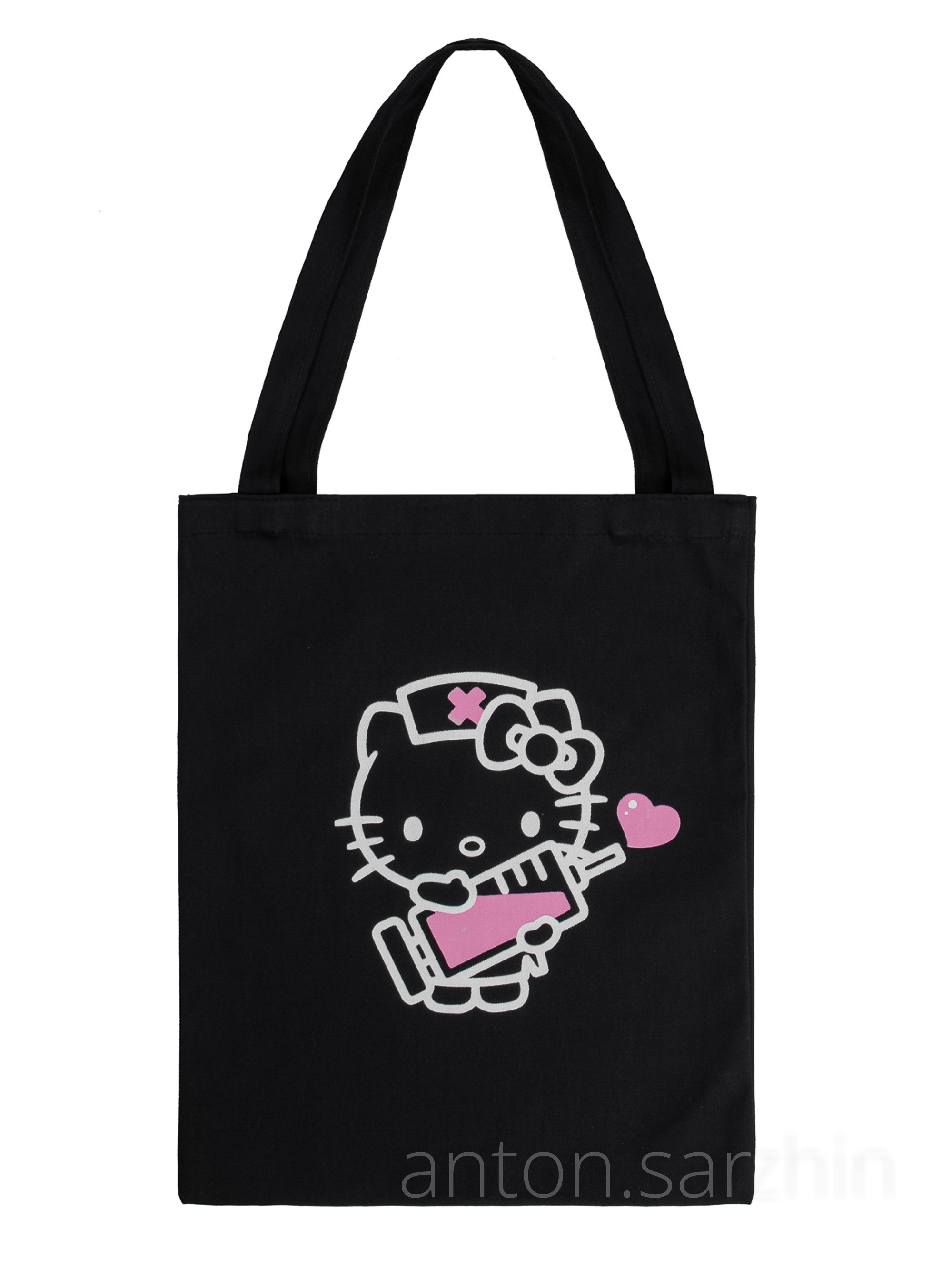 Сумка шоппер на белом фоне фото