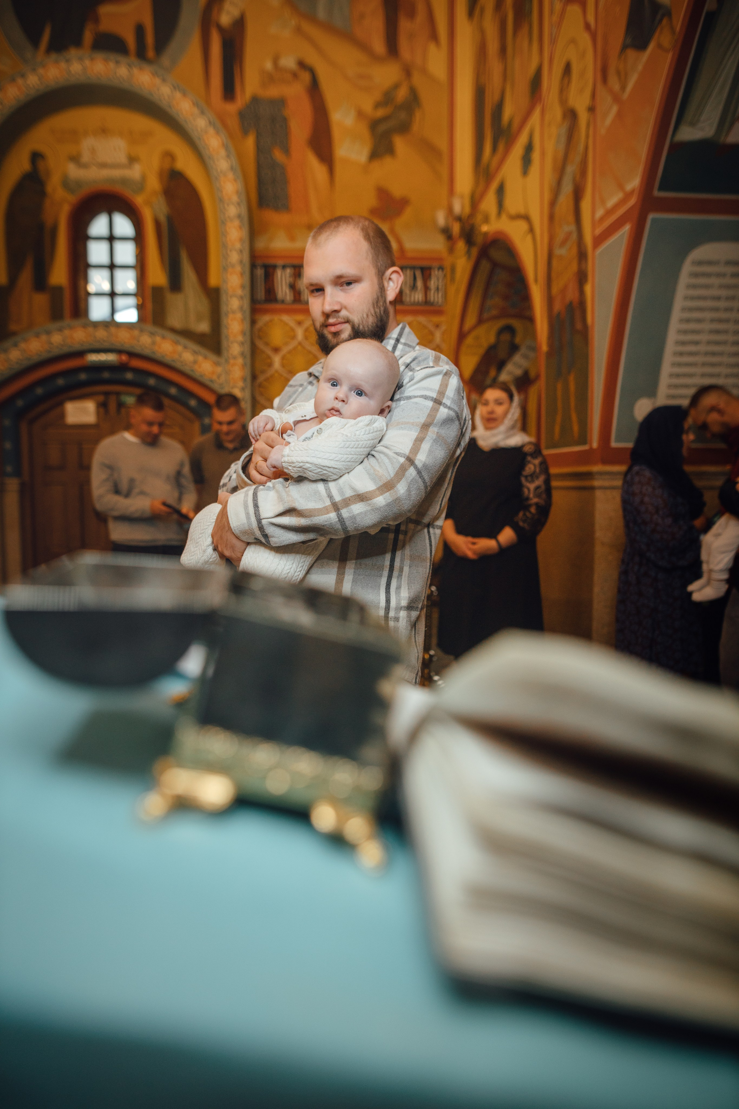 Таинство крещения Ярослава, храм Рождества Христова, Стиклево