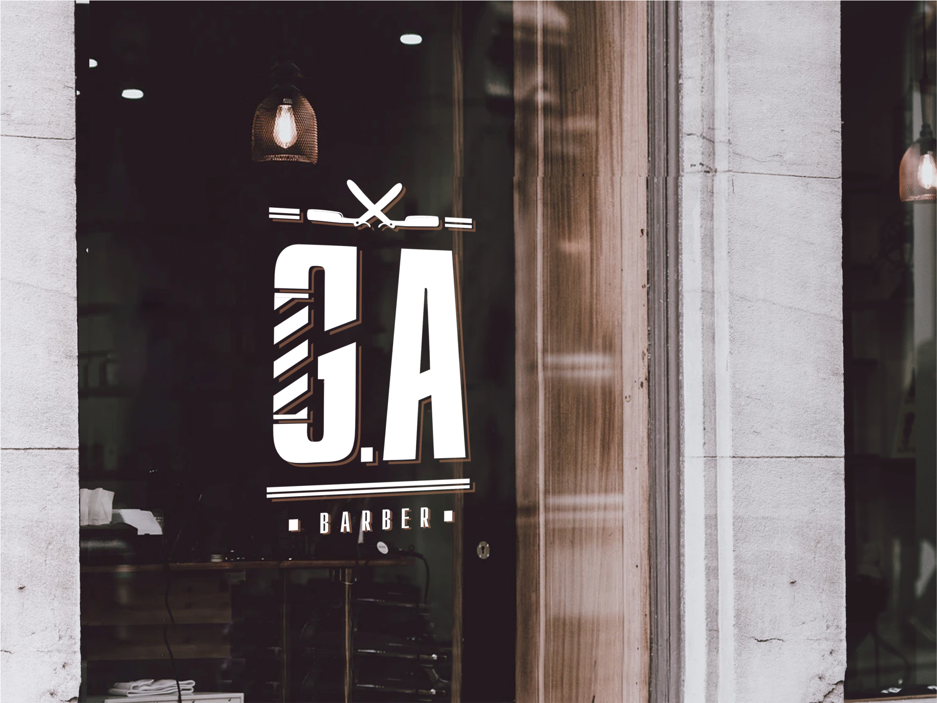 Заказать логотип для парикмахера, барбера. Логотипы | Фирменный стиль| Брендбук | zaradesigner.ru