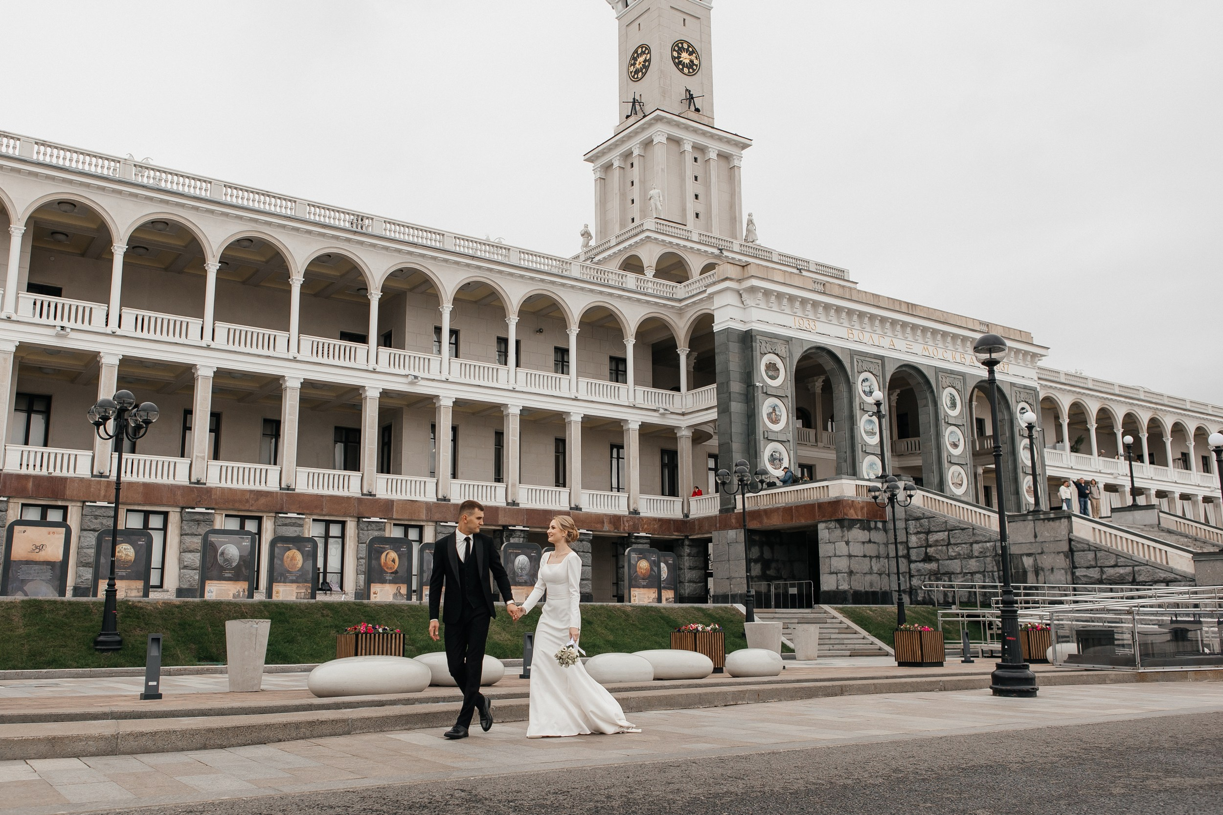 Свадебная фотосессия на Северном Речном вокзале в Москве