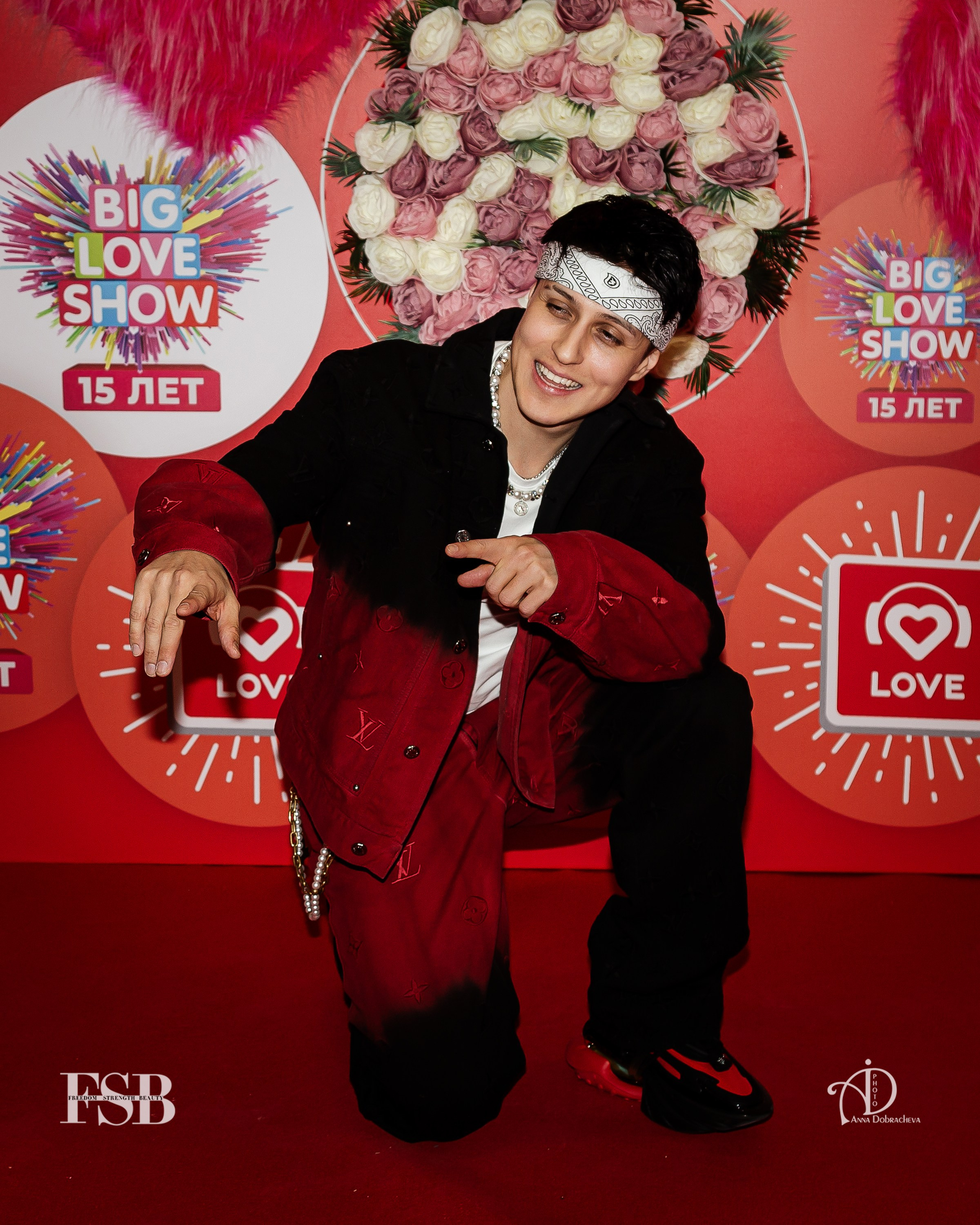 Хабиб на красной дорожке в Москве BIG LOVE SHOW 2024