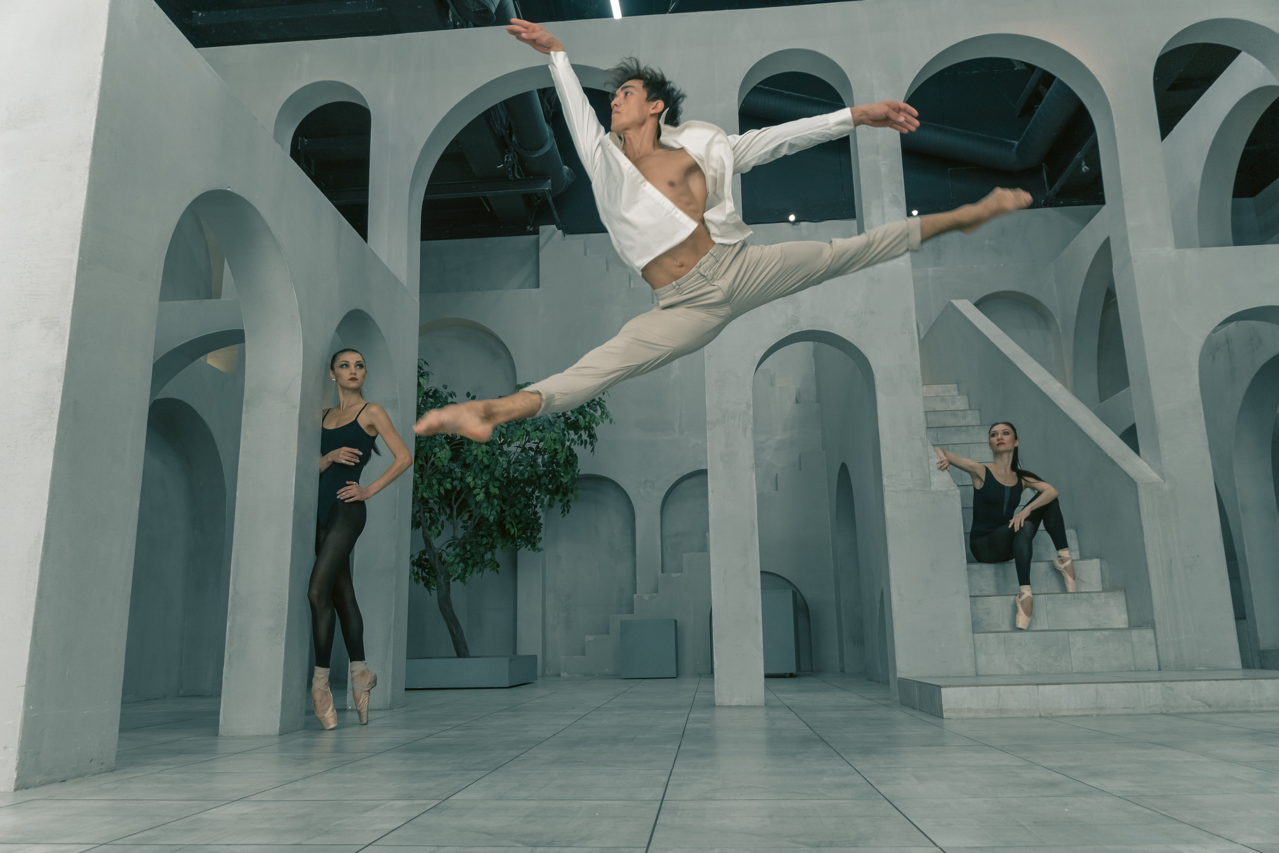 Артисты балета. Портретная съемка в Москве, студийный фотограф Игорь Фомин