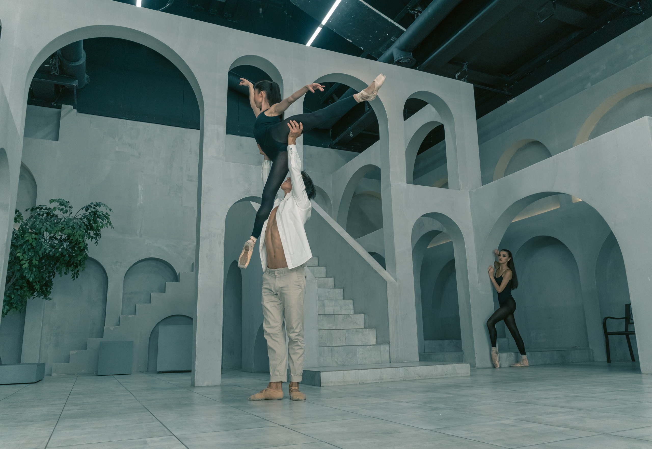 Артисты балета. Портретная съемка в Москве, студийный фотограф Игорь Фомин