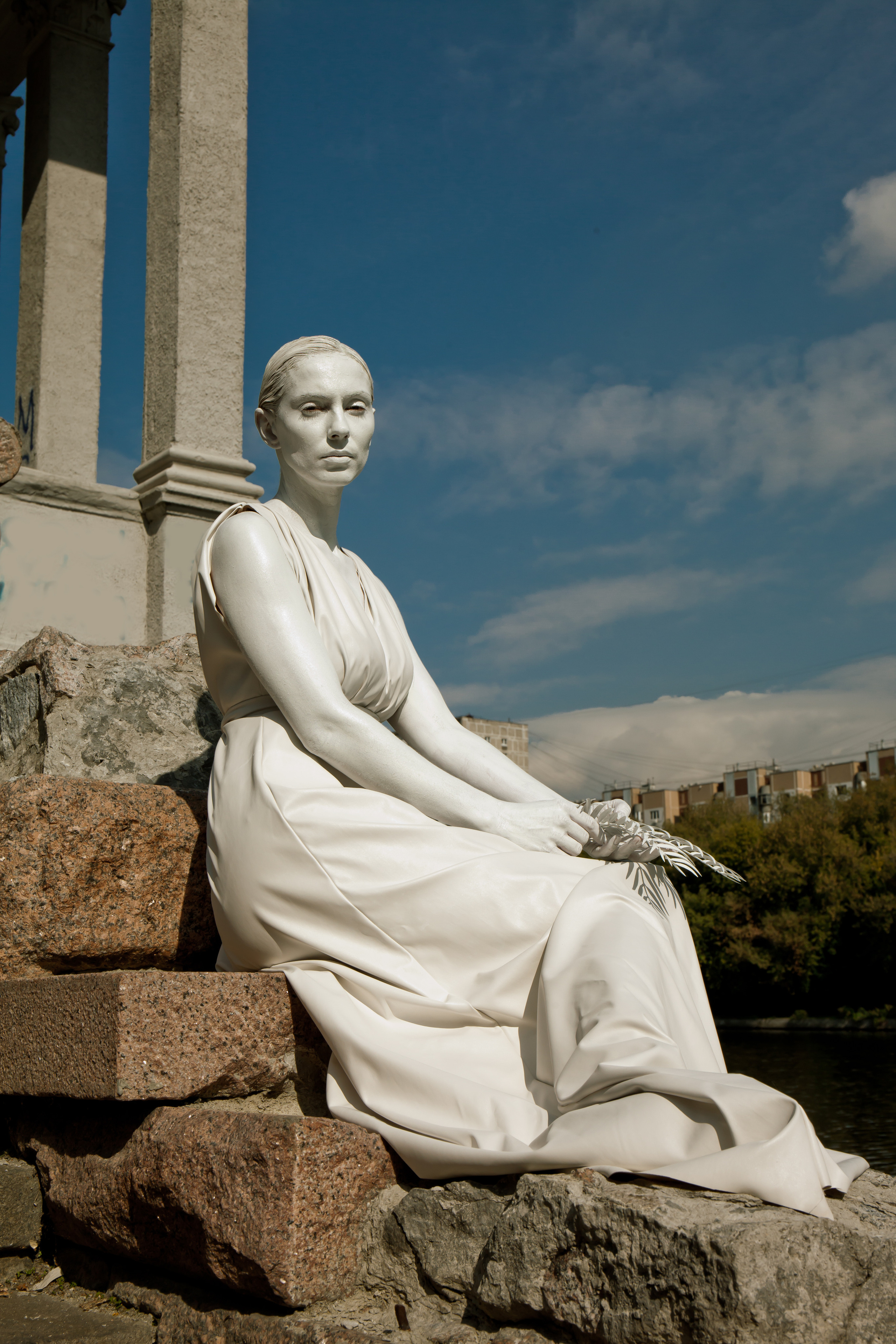 Живые статуи. Портретная съемка в Москве, студийный фотограф Игорь Фомин